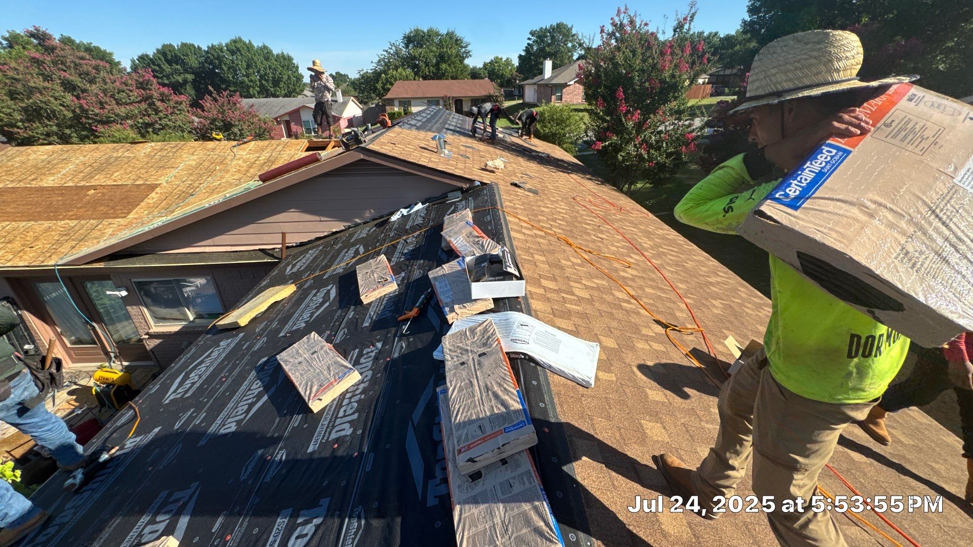 Project in Garland by Rhino Roofing and General Contracting, LLC