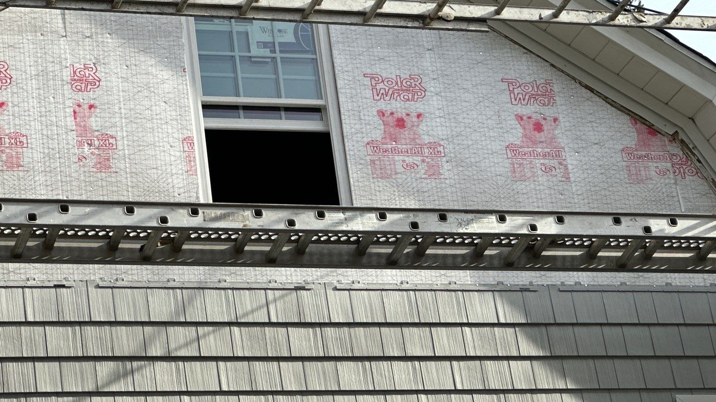 Siding Installation using Certainteed Cedar Impressions Sterling Gray by A Plus Exterior