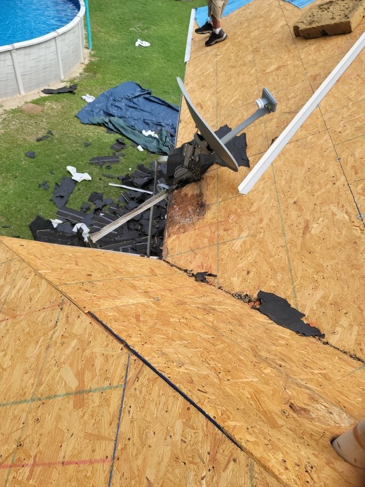 Residential Roofing Installation using Roof Replacement by American Roofing & Construction LLC