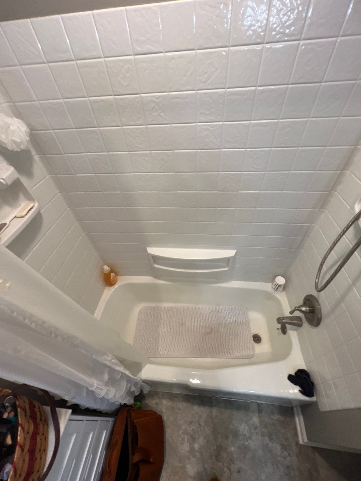 Bathroom Remodel using Shower Base by The Shower Company