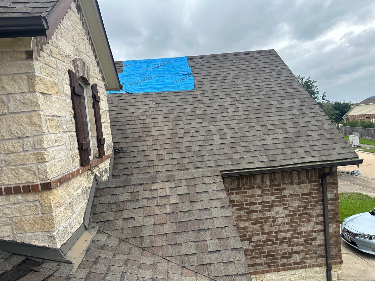 Residential Roofing Repair using Owen's Corning Duration (Lifetime) Shingles by Roof Repair Company