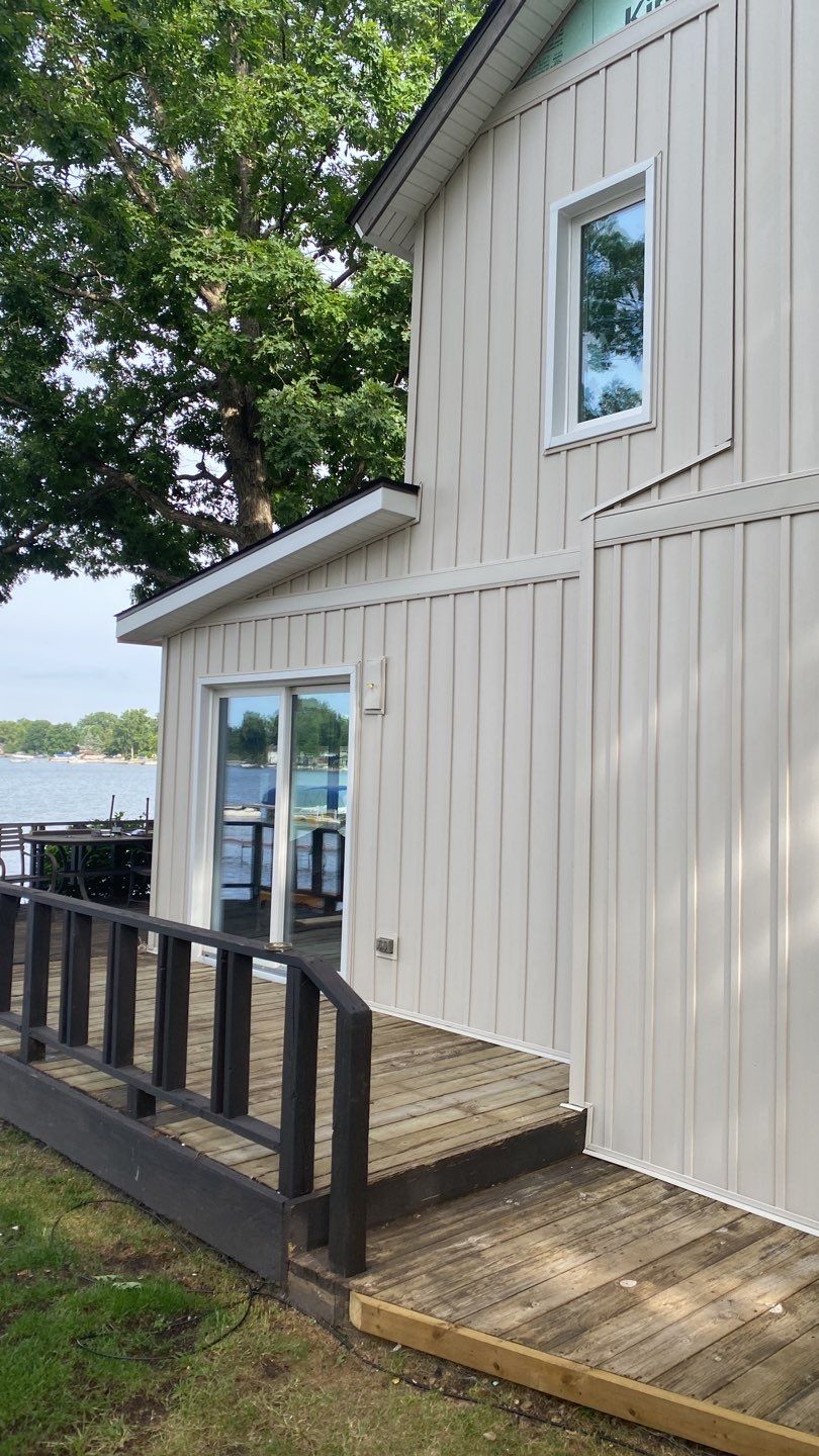 Siding Replacement using CertainTeed Board & Batten by 180 Contractors