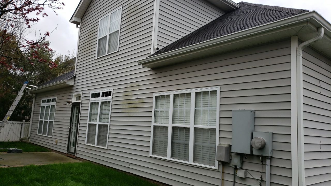House Wash using cleaner by Power Wash Masters LLC