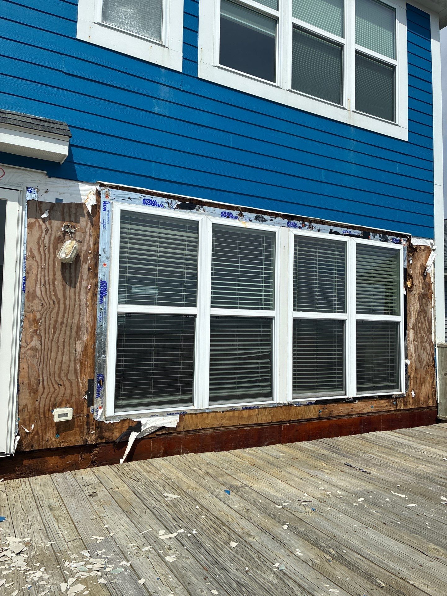 Oceanfront Structural Repair and Exterior Rebuild in Oak Island NC | RGR Construction and Roofing, LLC by RGR Construction and Roofing, LLC