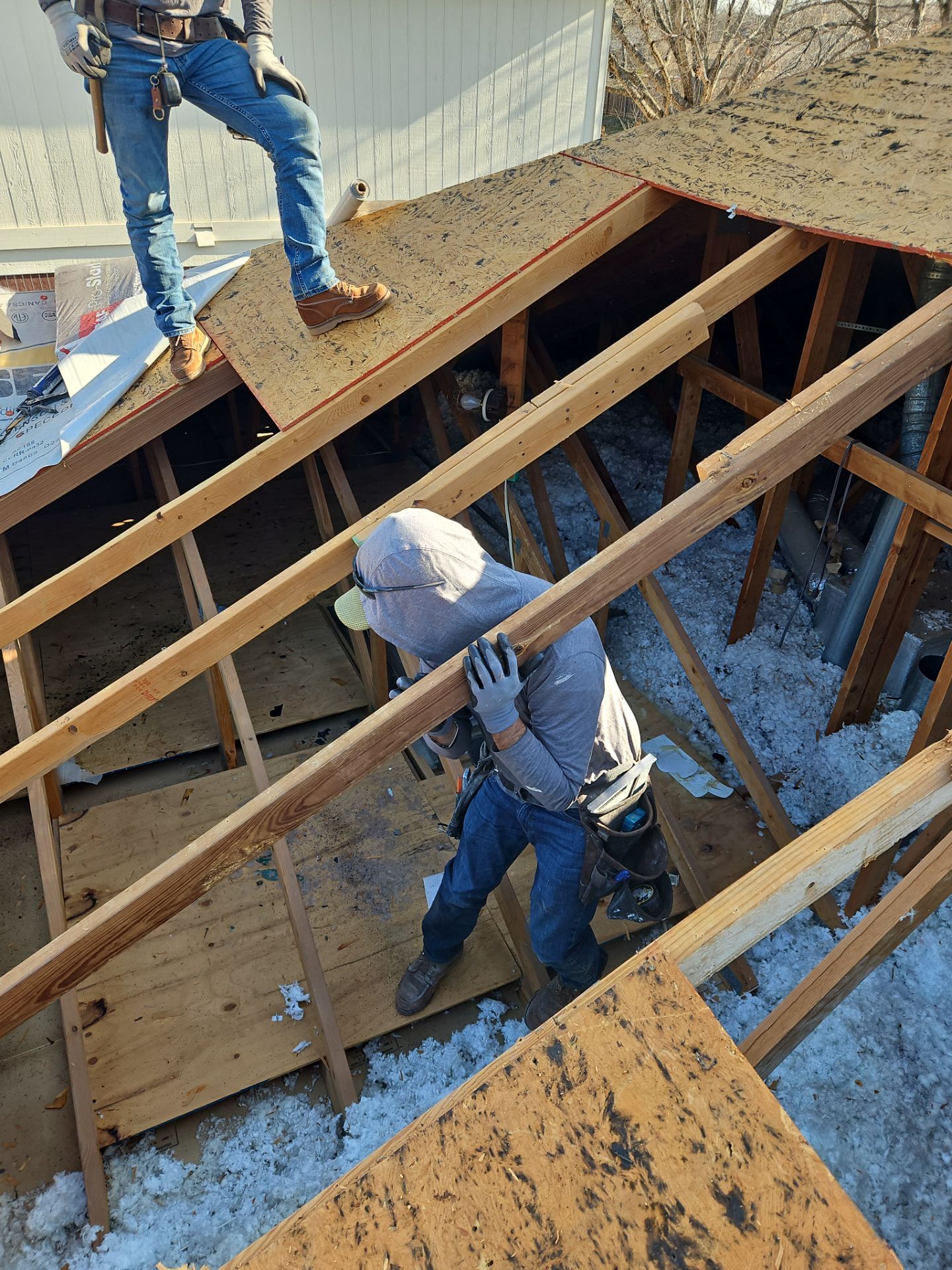 Real Estate Listing: Roof Replacement using GAF - Timberline NS - Weathered Wood by Action Exteriors Austin
