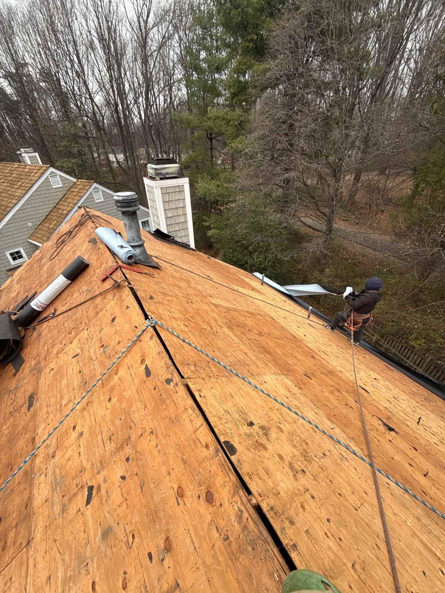 Reston :  Residential Roof Replacement with Brava Synthetic Cedar Shake Class C Natural  by RM Banning, Inc.