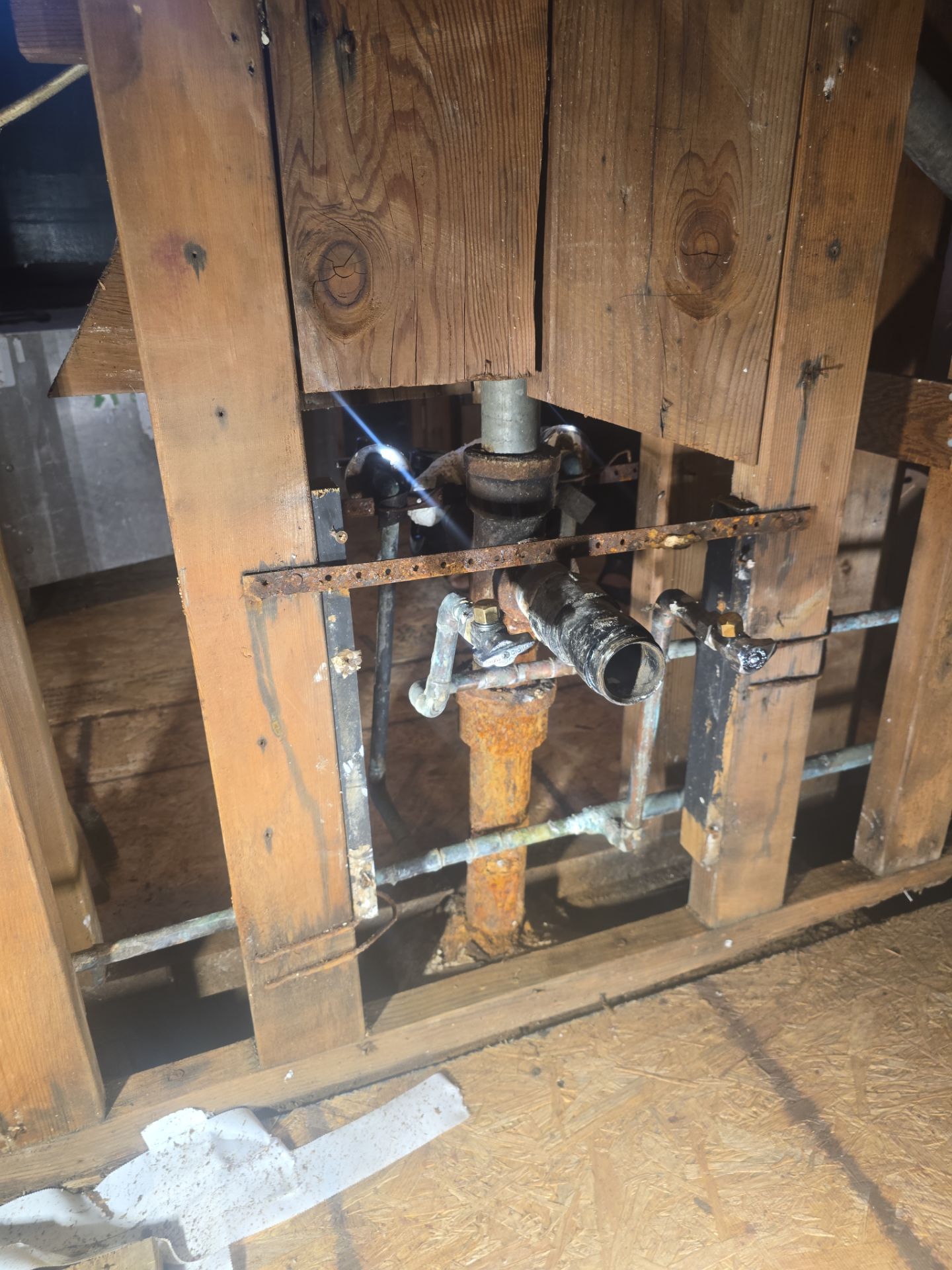 Installing New Piping and Checking Underneath Home by Us Plumbing