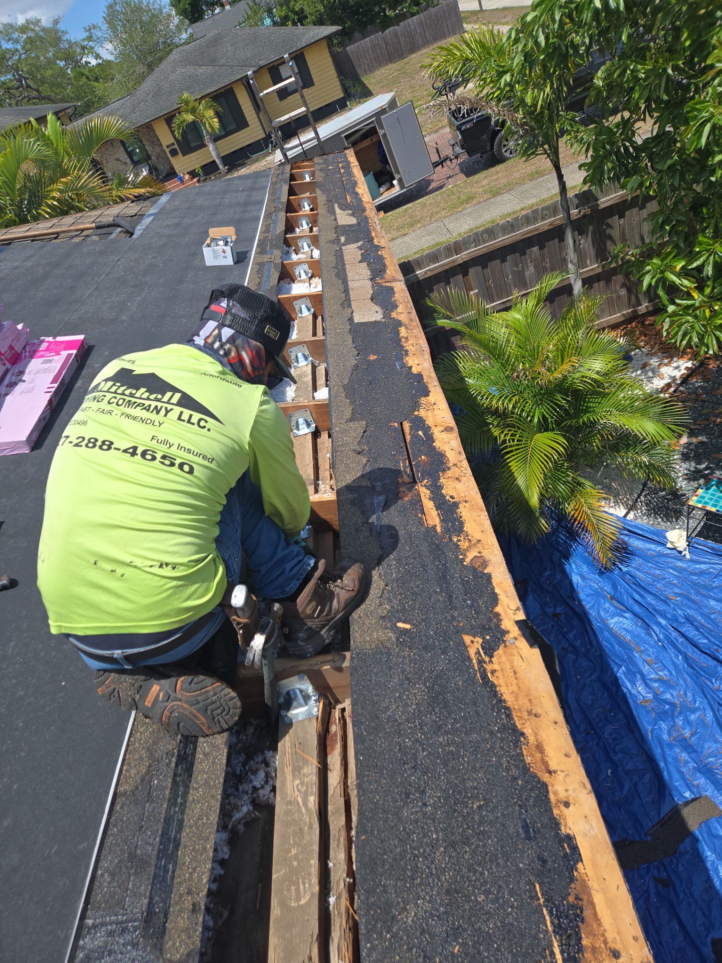 Project in St. Petersburg 33713 by Mitchell Roofing Company LLC 
