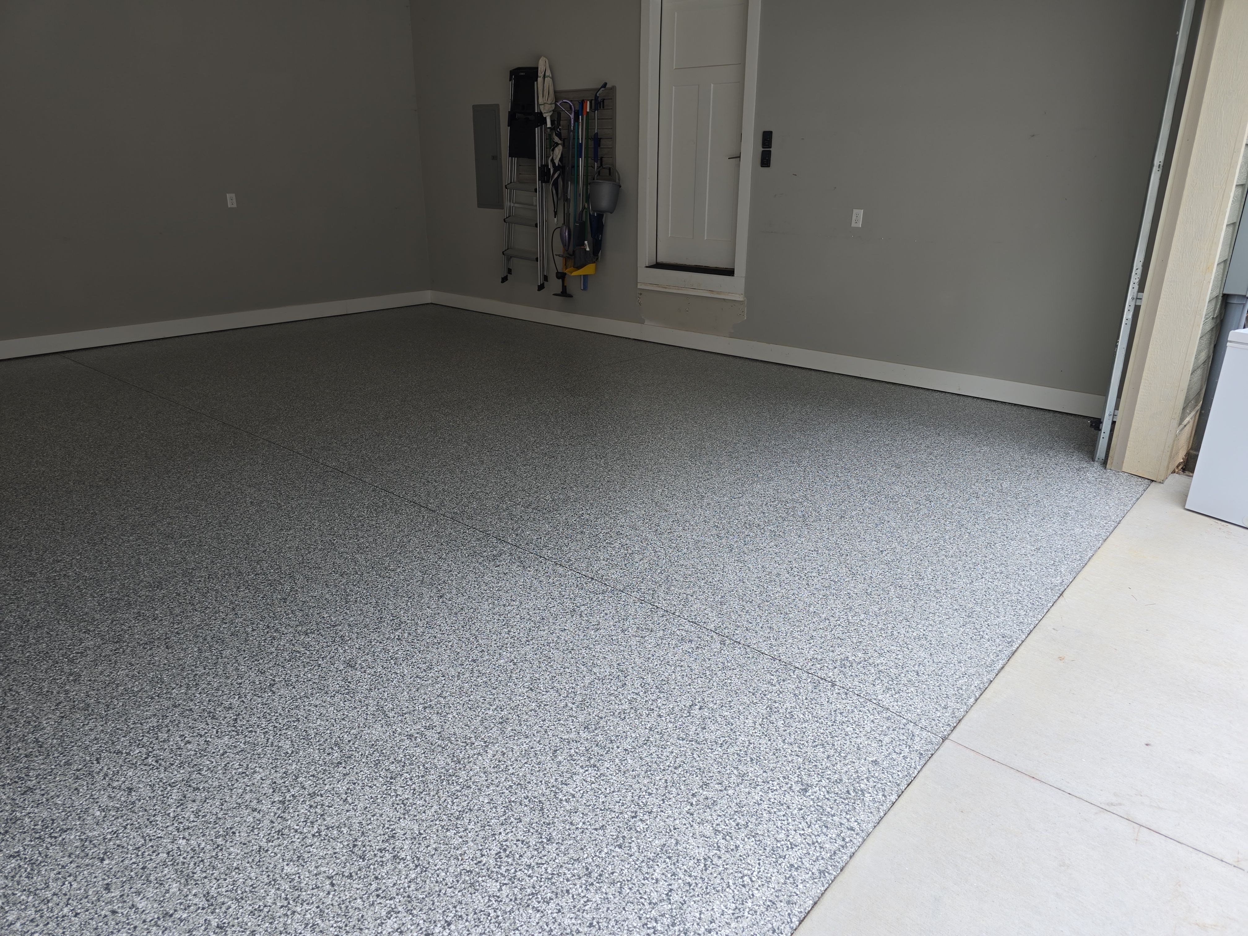 Garage using Wombat by Elite Floor Solutions