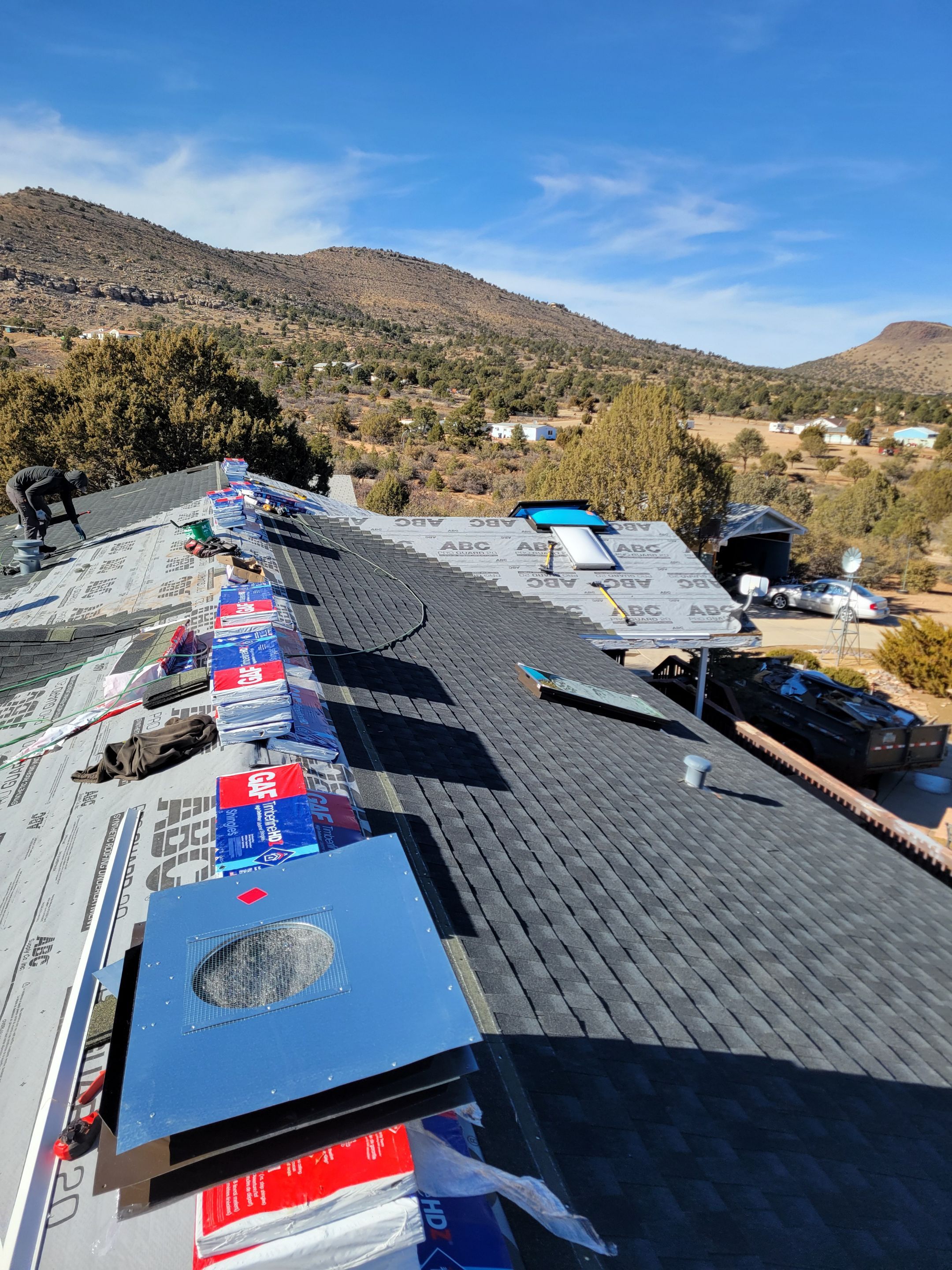 Reroof in Chino Valley by Badger Roofing