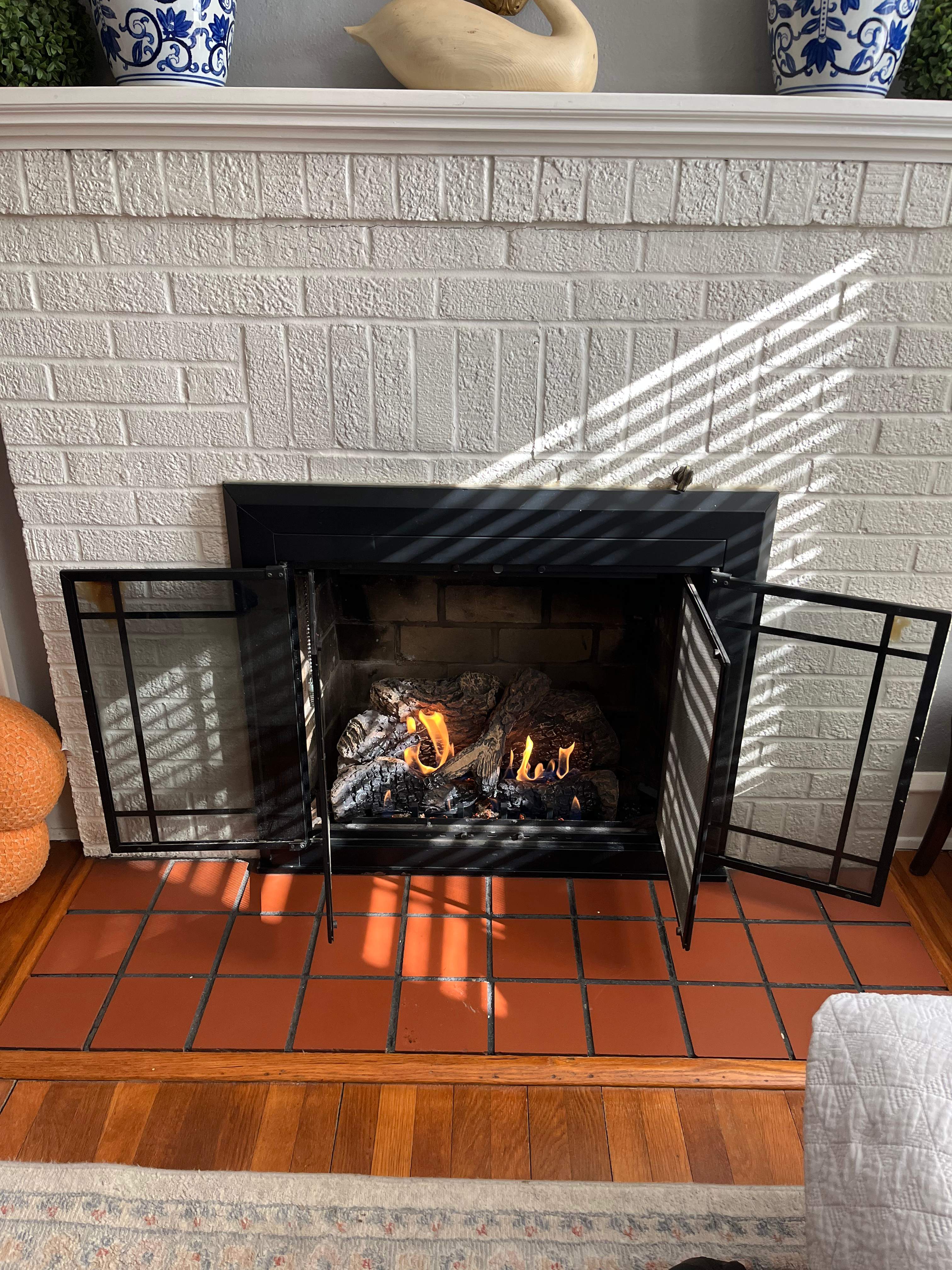 Gas Logs in Newport News by Premier Chimney and Roofing