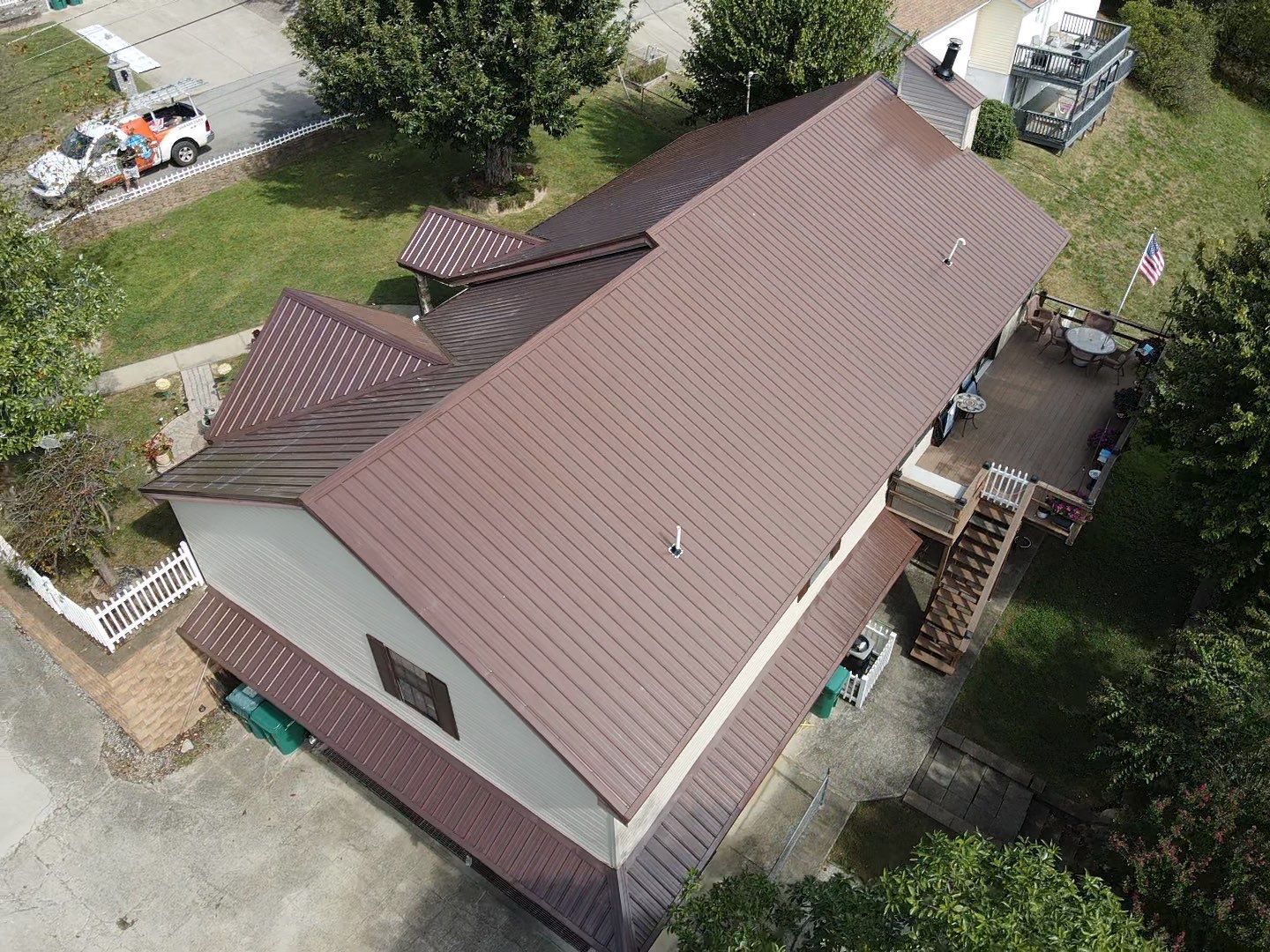 Residential Roofing Installation using Metal by Rainstoppers Roofing
