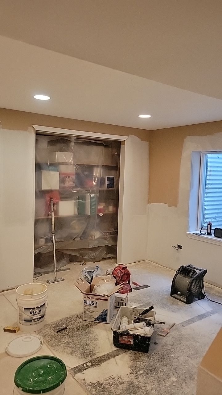 Overhead Drain Pipe Leak in Basement by Chicagoland Water Medics