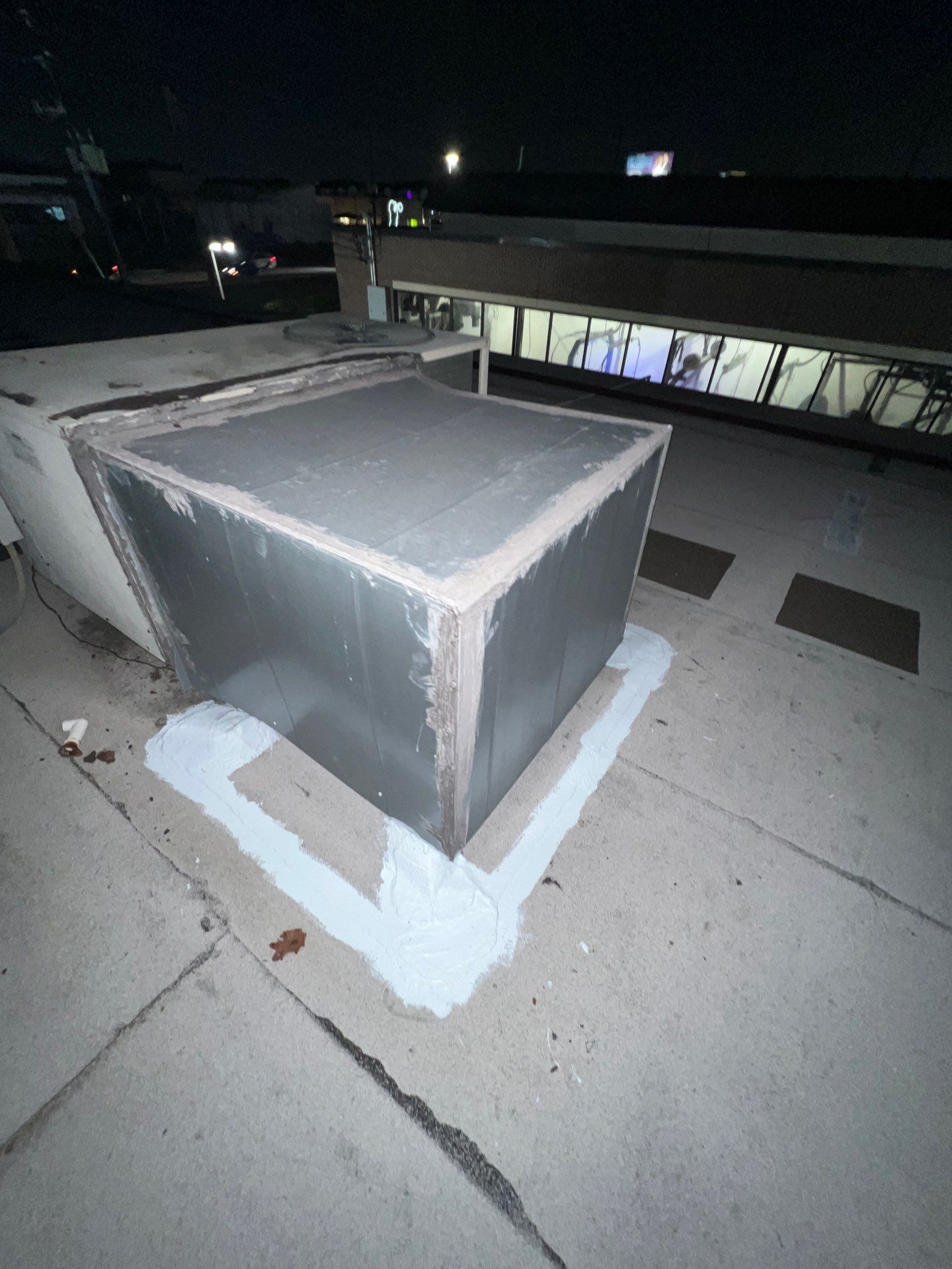 Commercial Roofing Repair using Customer requested products by Roof Repair Company