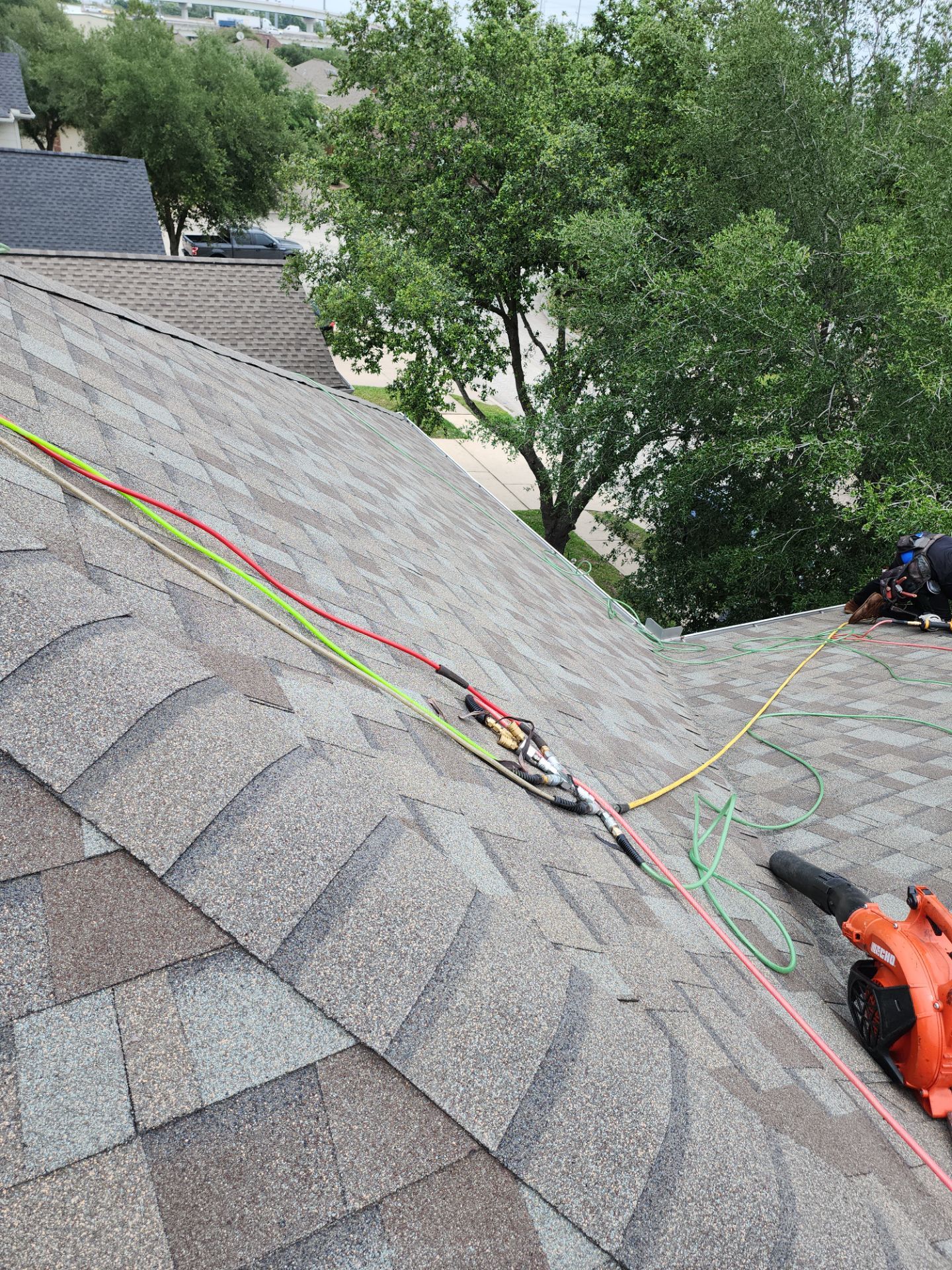 Residential Roofing Installation using Owen's Corning Duration (Lifetime) Shingles by Roof Repair Company