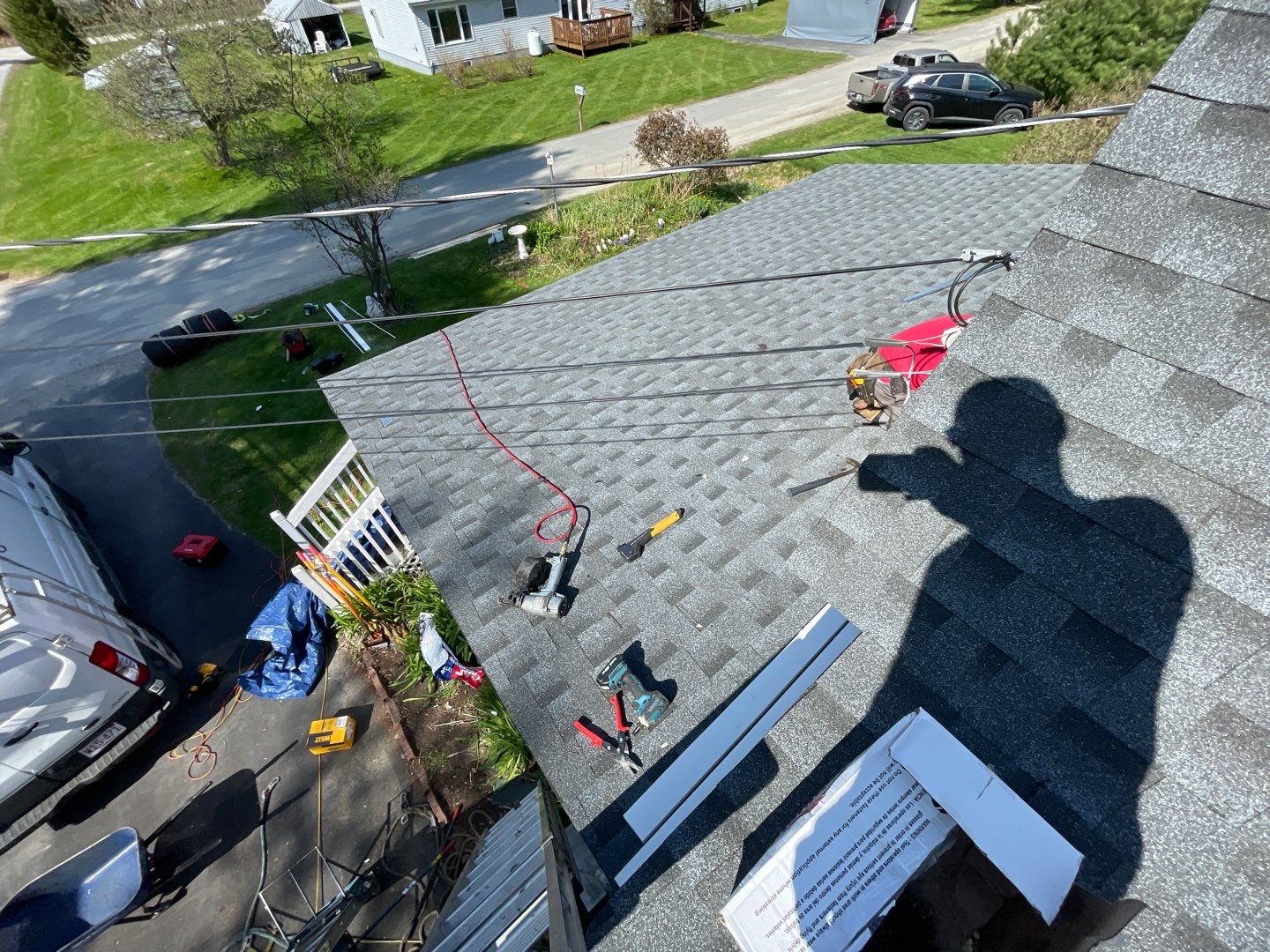Residential Roofing Installation using GAF Timberline HDZ by Sensible Home Solutions