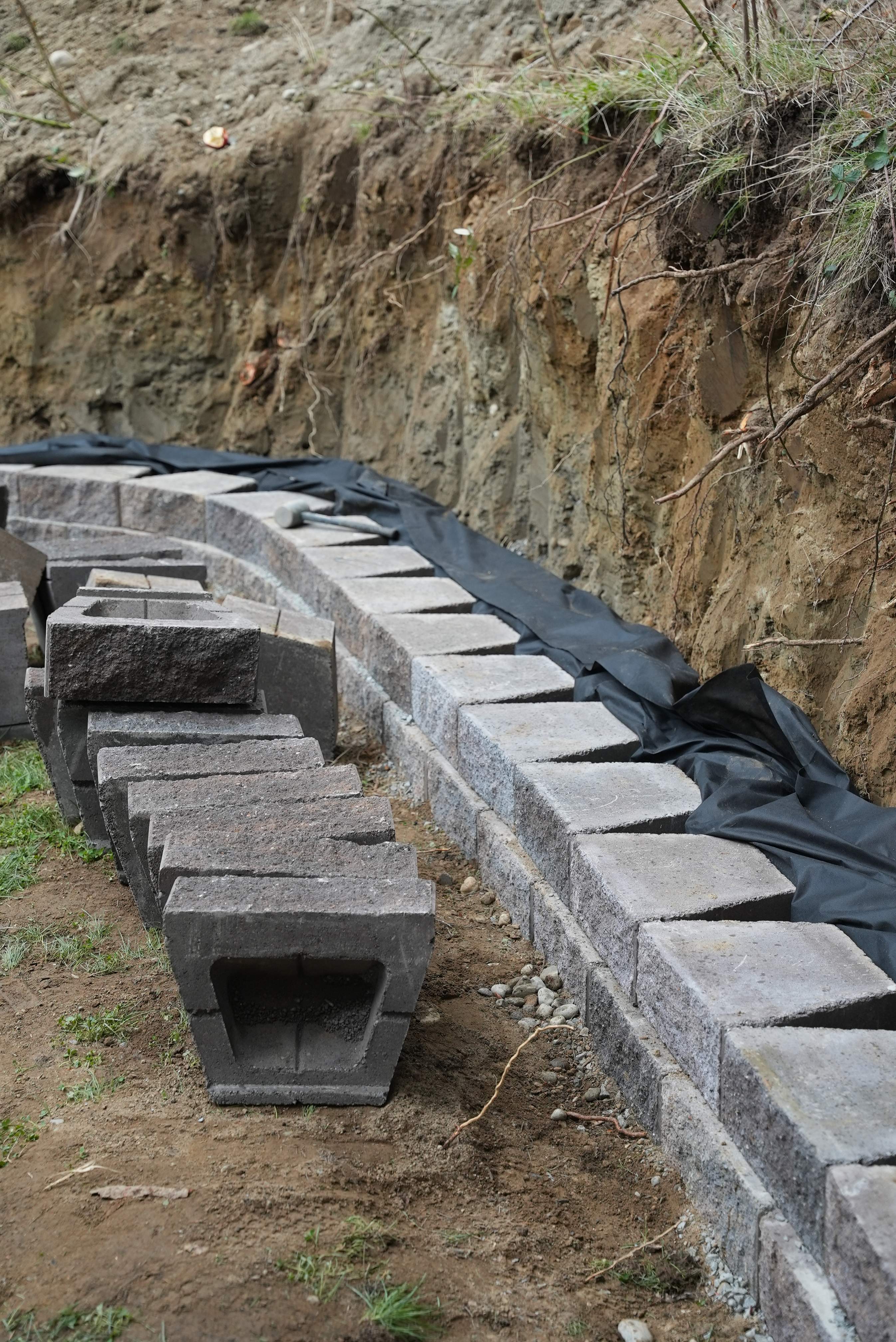 Retaining Wall and Backyard Renovation | Everett  by Jireh Asphalt & Concrete Inc 