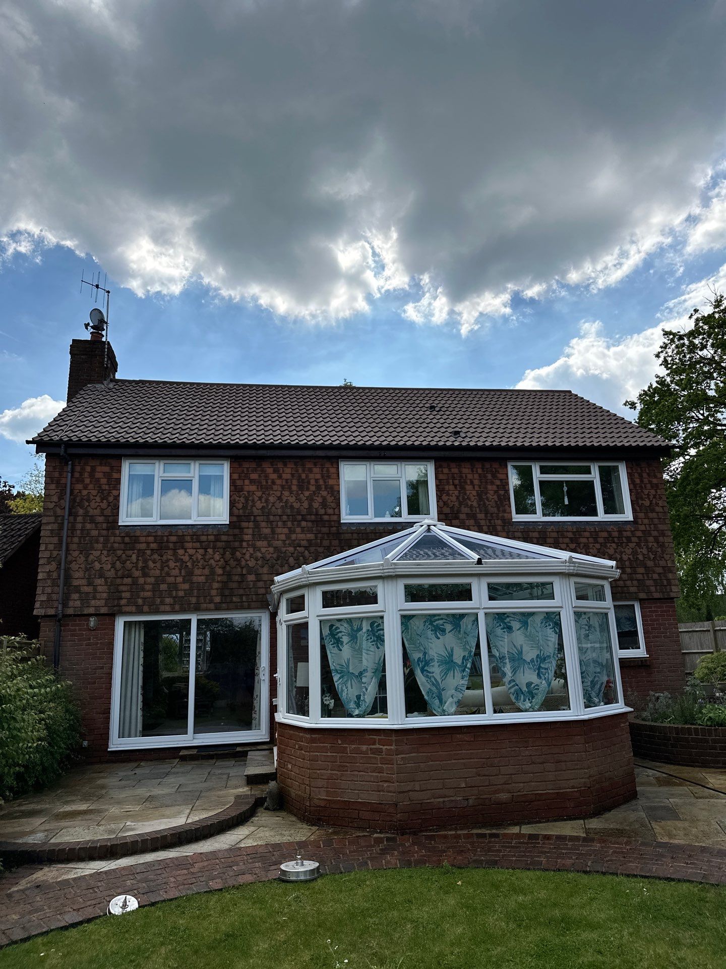 Roof Clean  - Moss Removal - Gutter Clean using Honda 15lpm Low Pressure Washing Machine by Ges Exterior Cleaning ltd