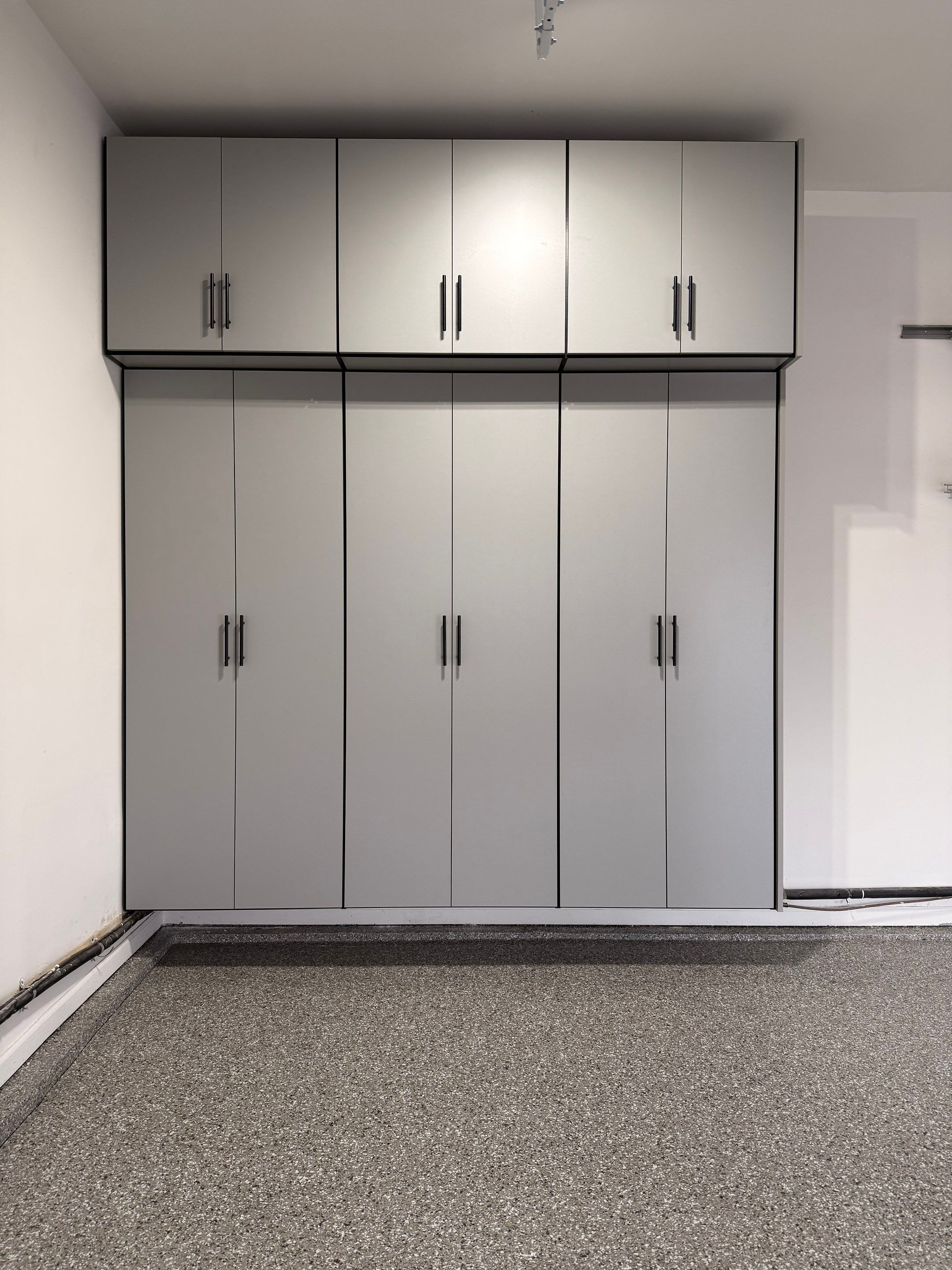 A Double Stack Cabinet System Is Also Possible! by Banner Garage