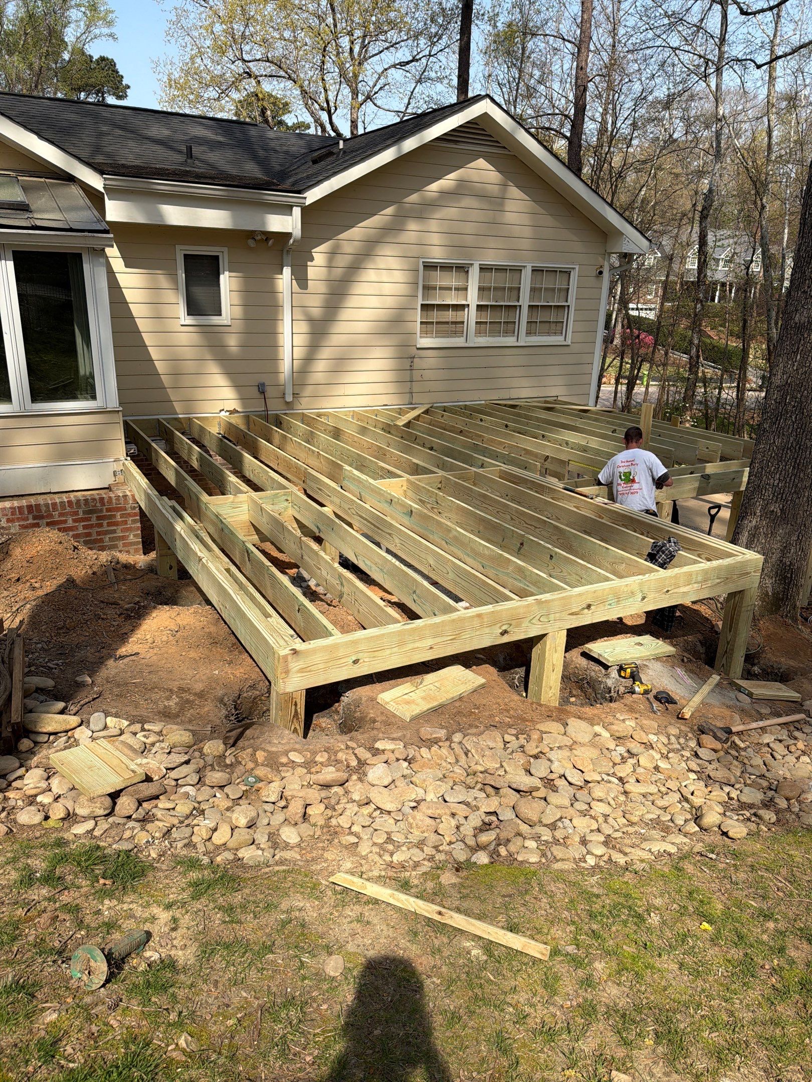 New Deck Construction & Site Improvements by Billy Weatherspoon Contractor