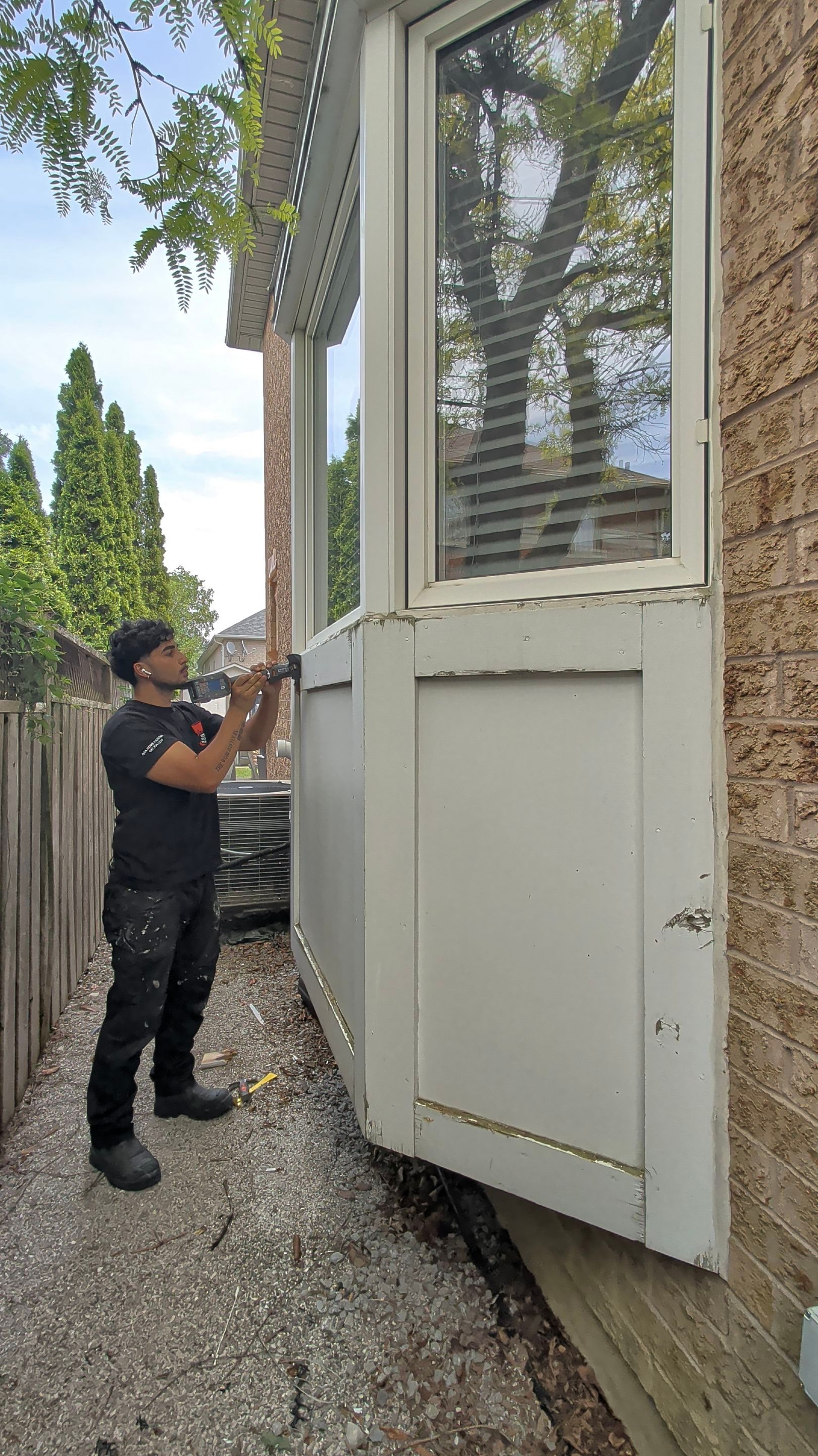 Vaughan Exterior Wood Rot Repair and Window Trim Painting Project by GTA HOME PAINTING
