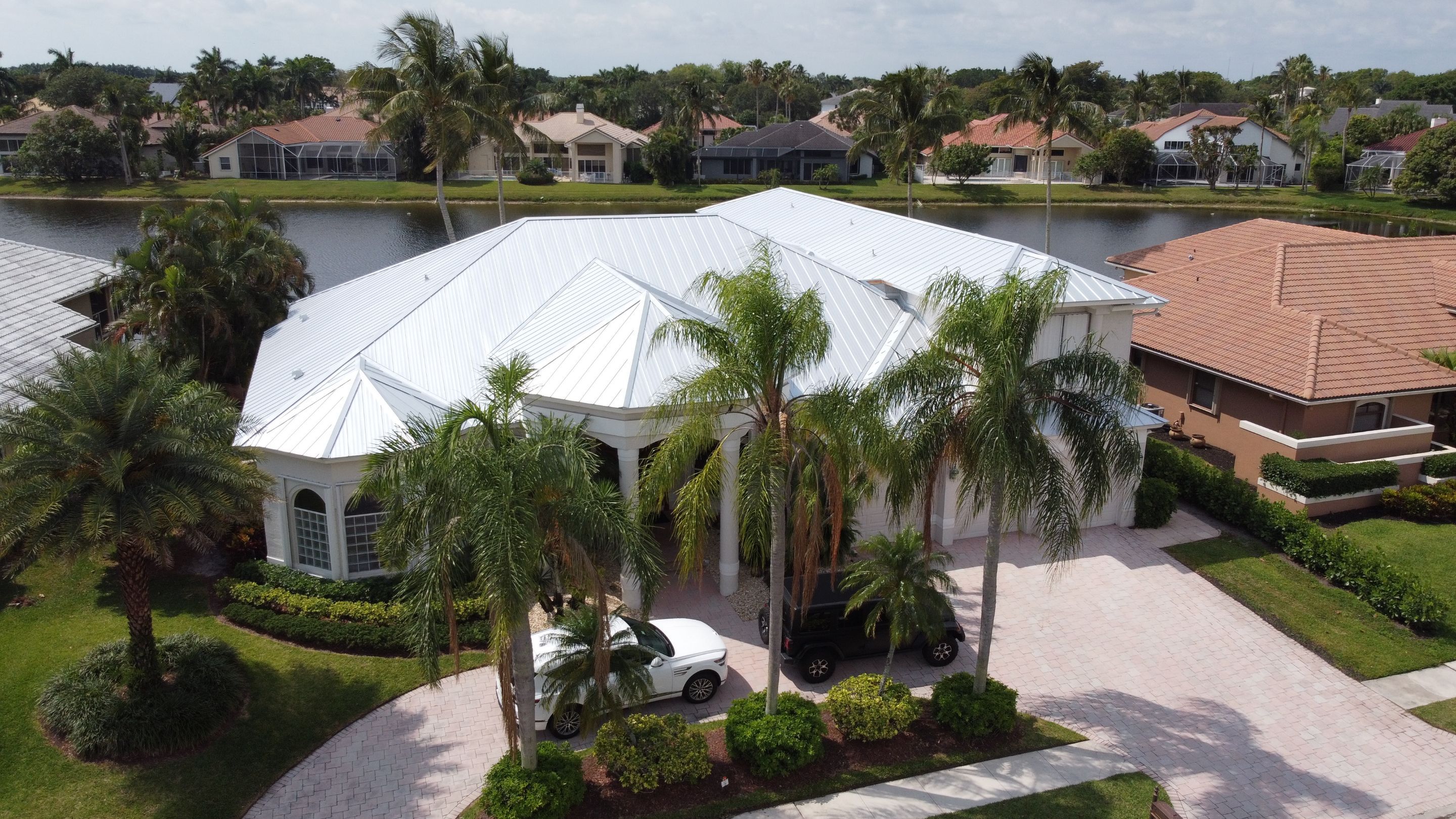 Residential Roofing Installation using 1" Nail strip metal roof by BLUES BROTHERS ROOFING