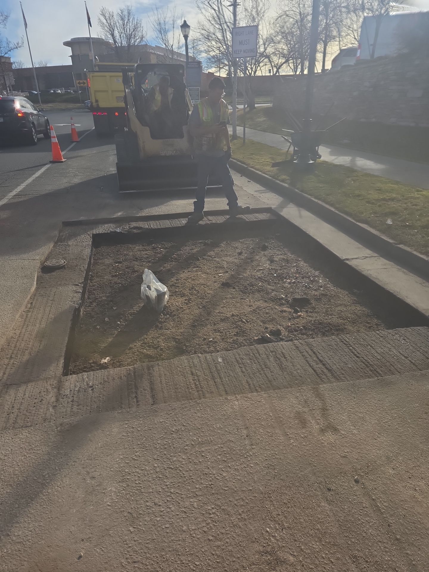 Asphalt Patching for underground project Colorado Mills by DMH Site Services