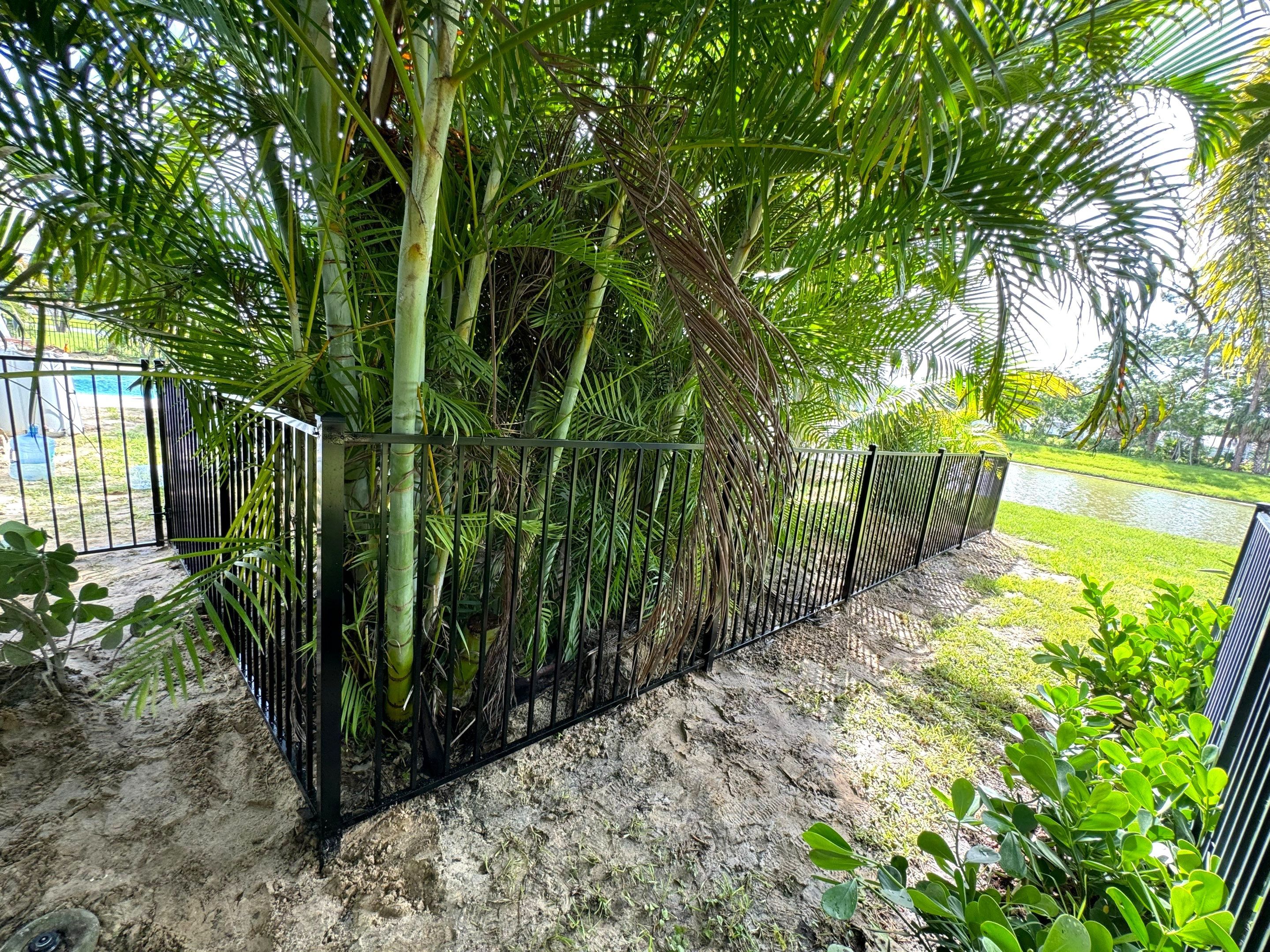 Aluminum Fence Installation using 3 Rail Aluminum Fence by Asap fence and gates, LLC