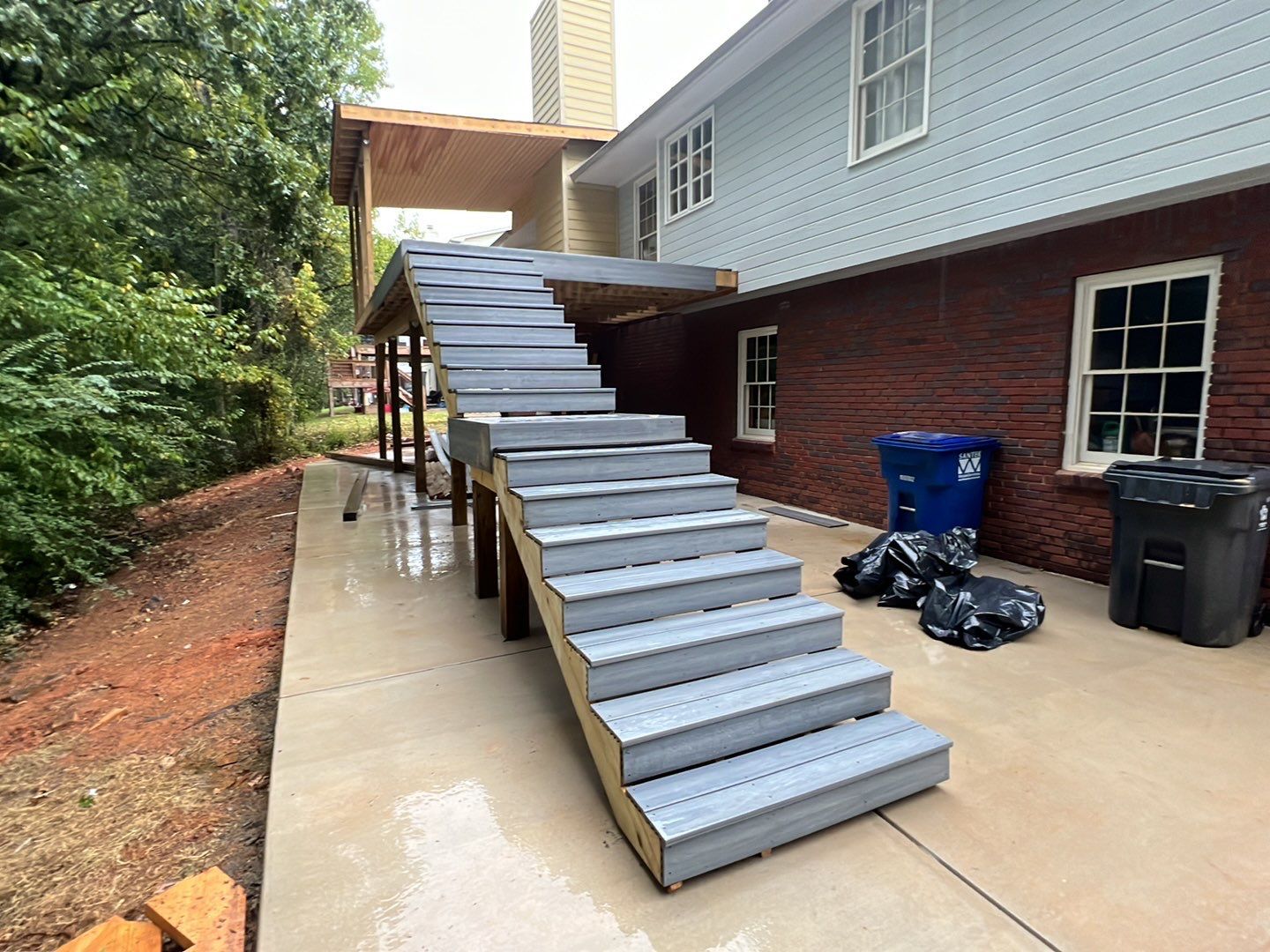 South Trace Lane - Deck Installation and Chimney Repair by Pillar and Pine