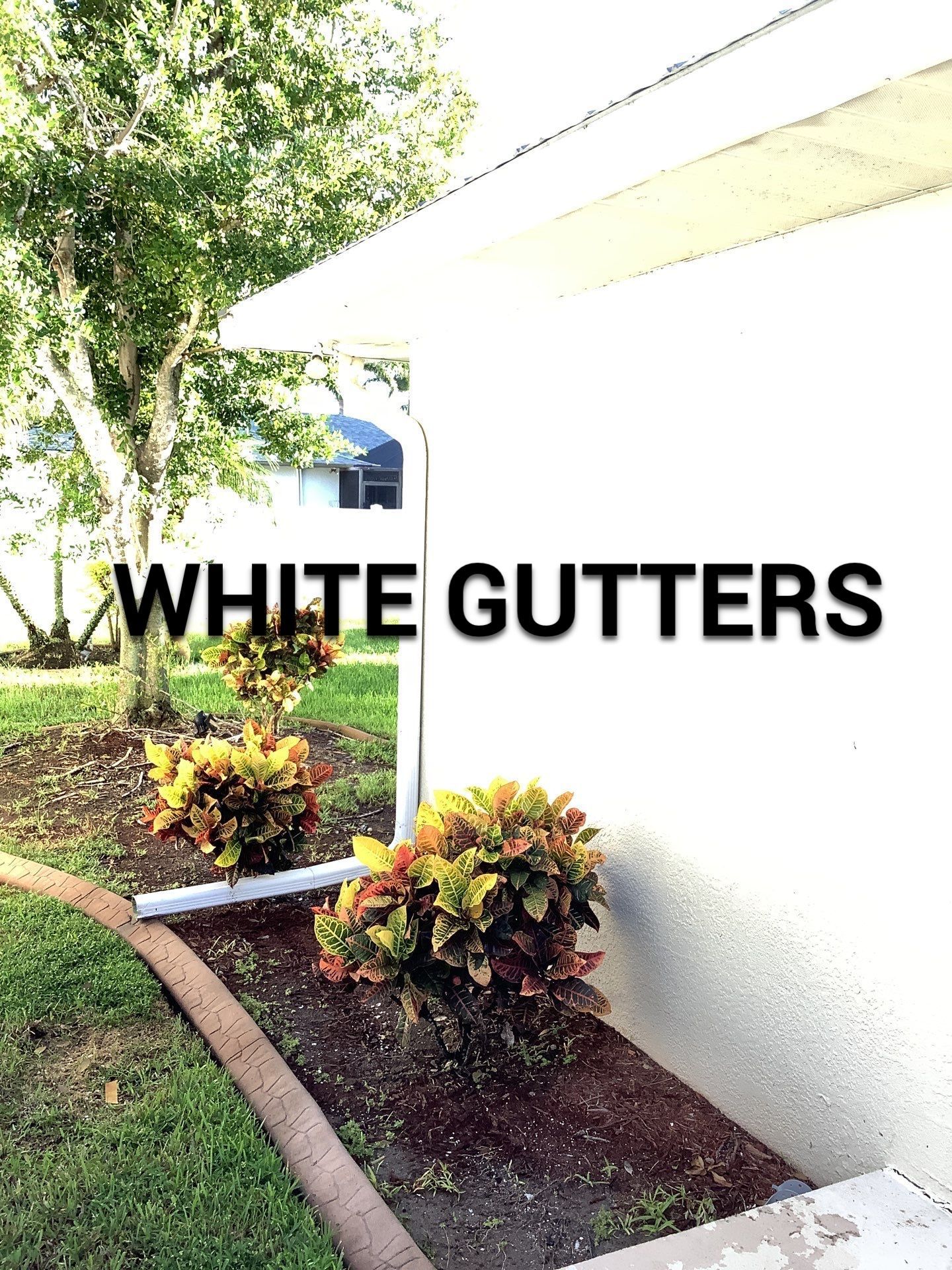 Downspout Installation using 3X4 Elbow Downspout in Cape Coral by Gutter Professors