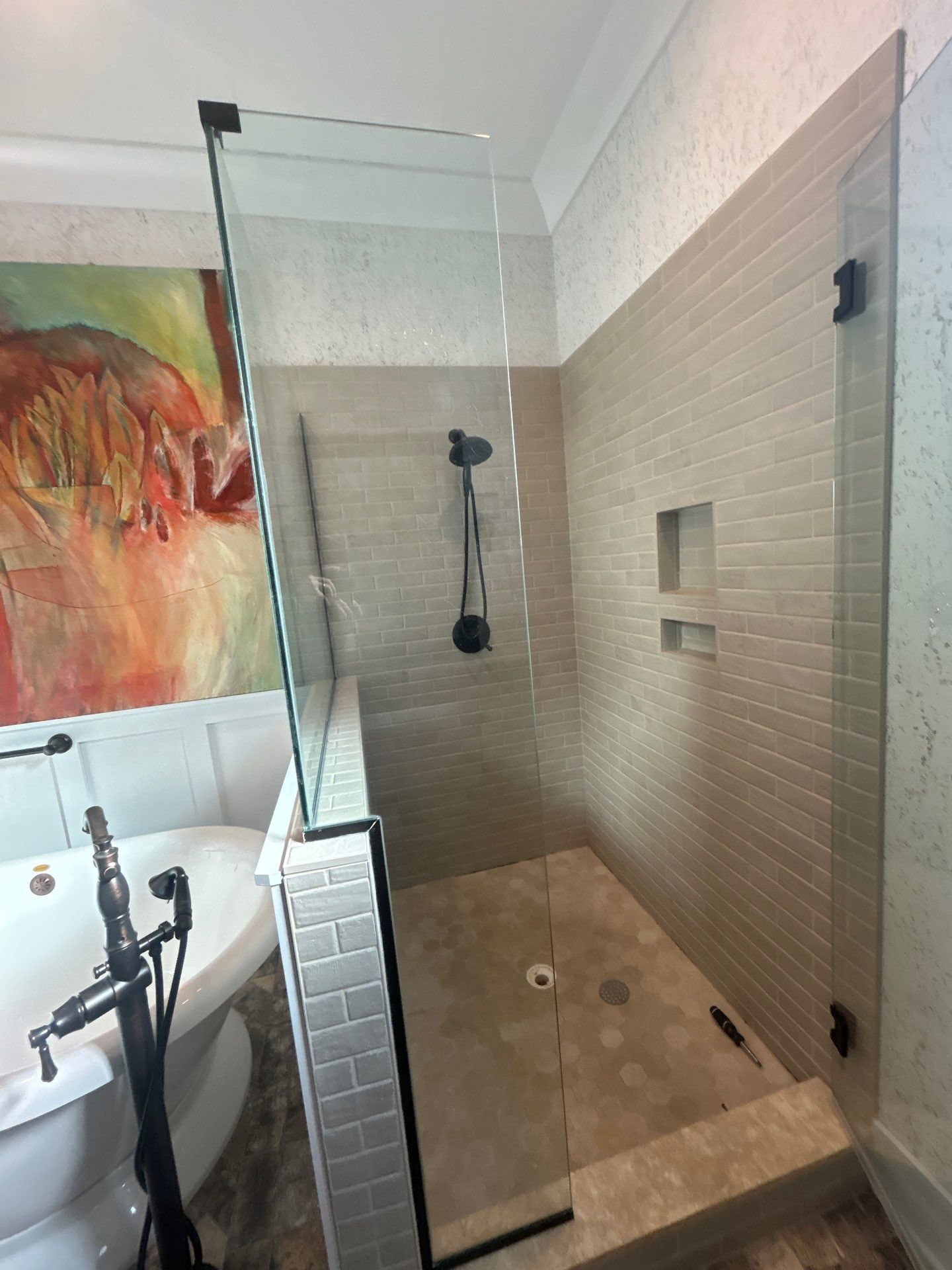 Shower Remodel by Footprints Floors Kentucky