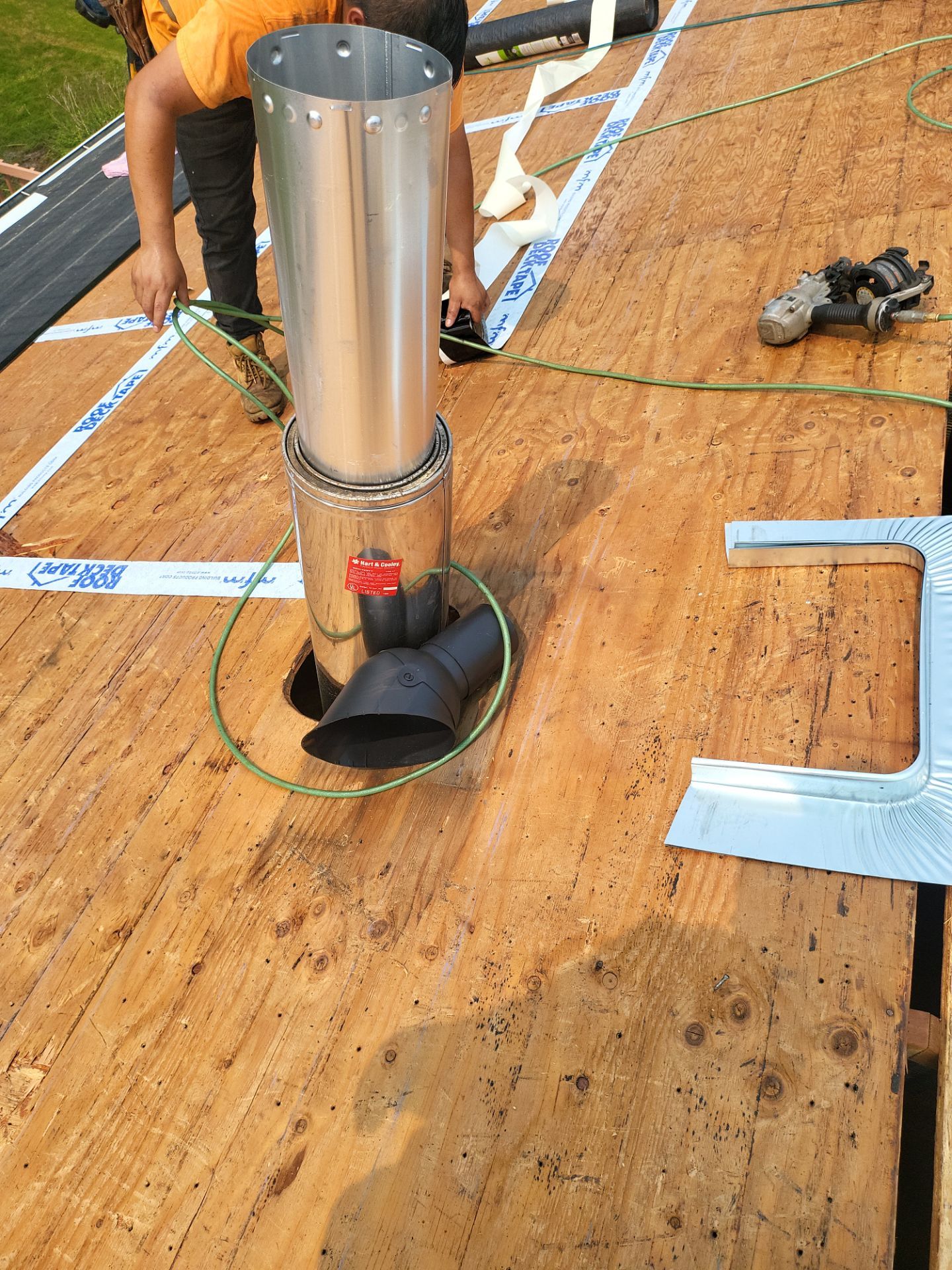 Residential Roofing Installation using Owens Corning TruDefinition Duration - Sand Castle by A Plus Exterior