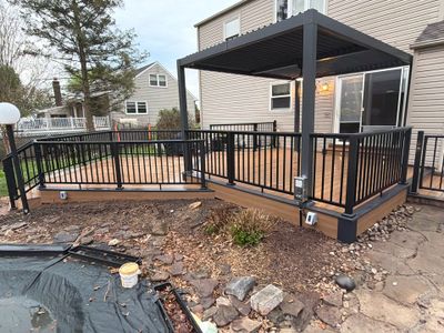 Deck Resurface In Richboro PA With Pergola