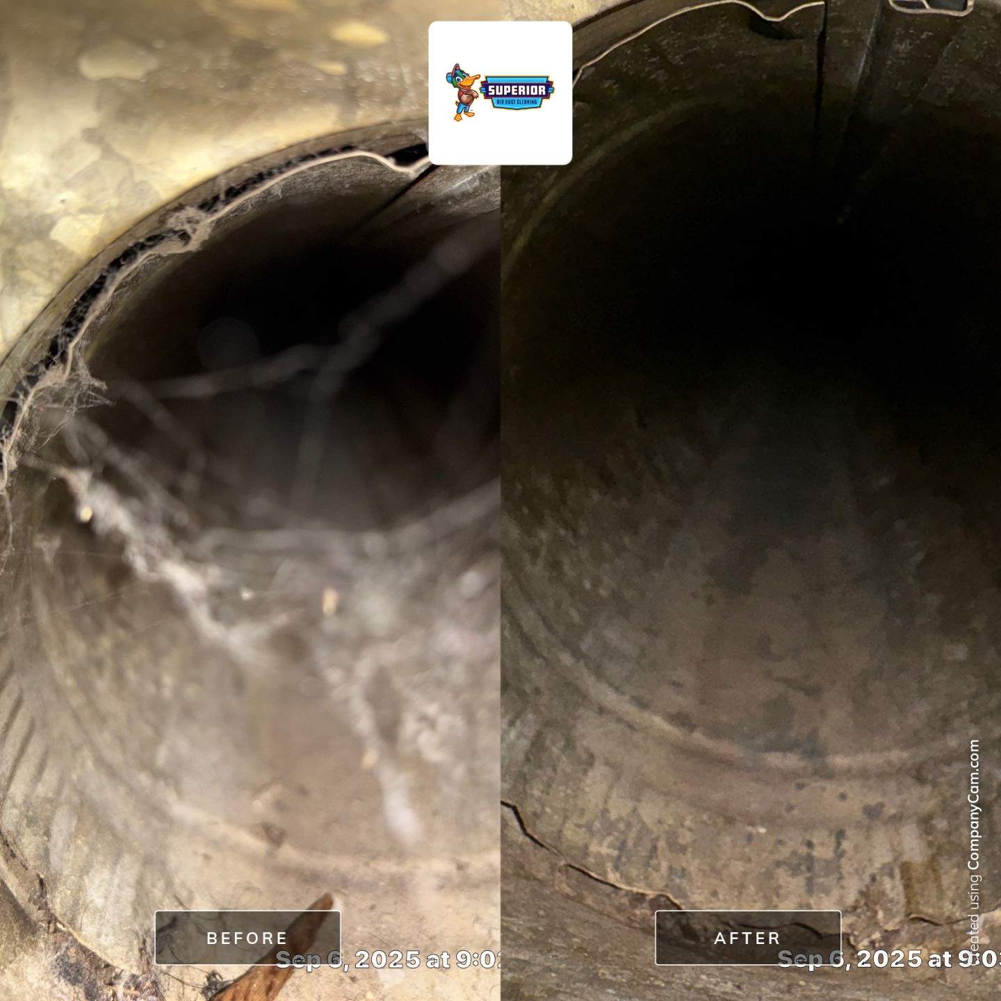 Air Duct Cleaning With a Vacuum Truck in Austintown, OH by Superior Air Duct Cleaning
