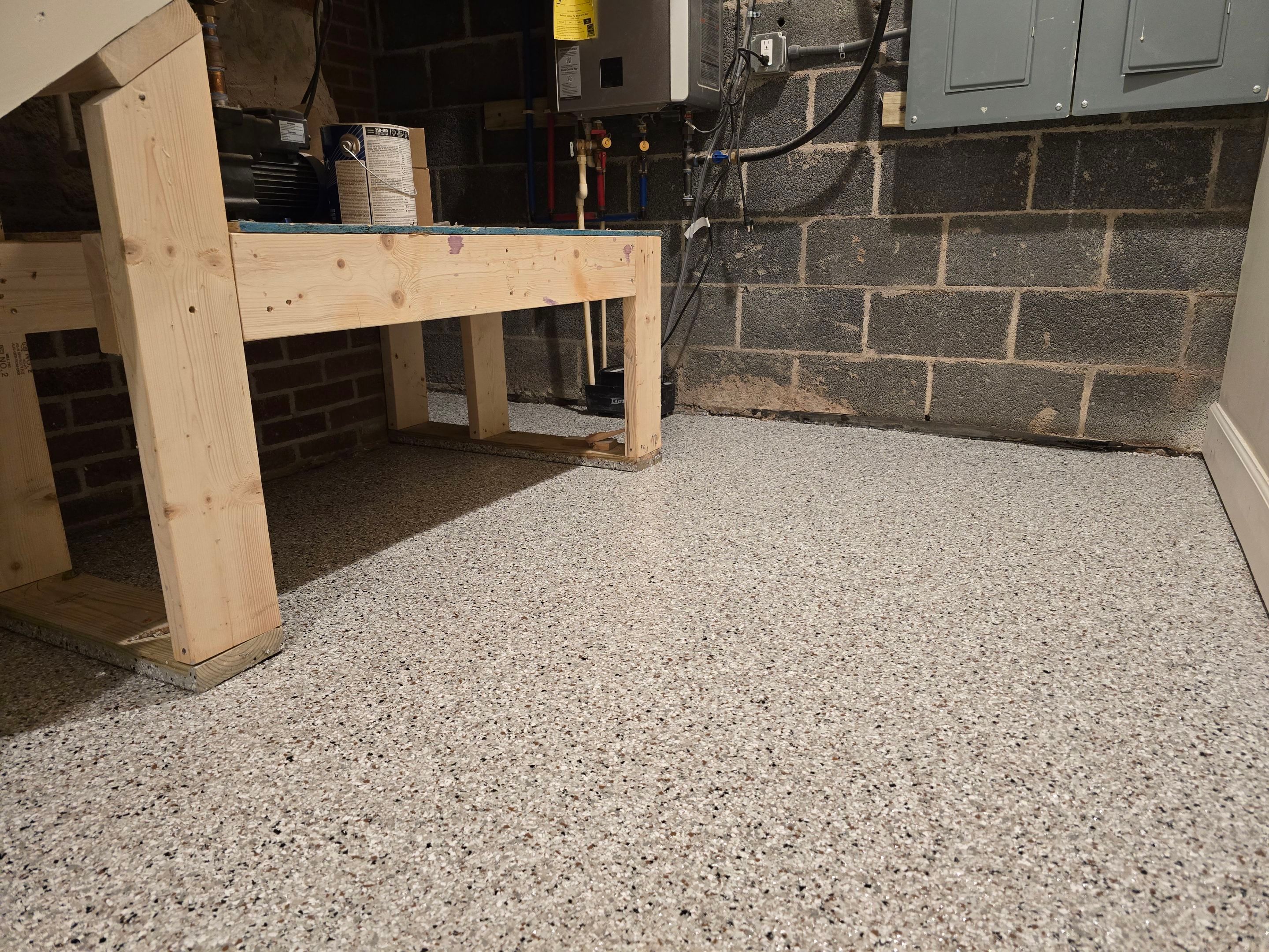 Basement using Coyote by Elite Floor Solutions