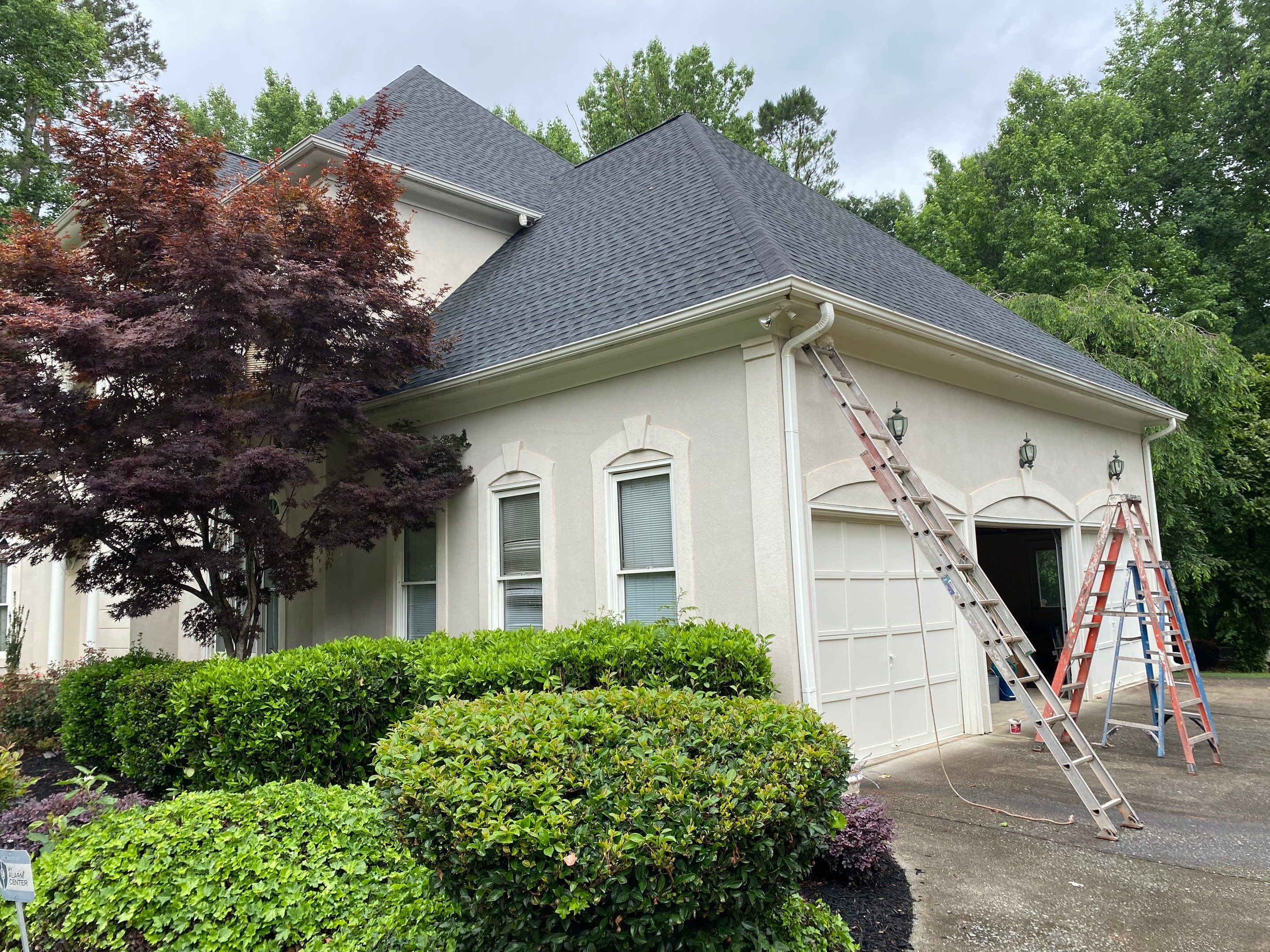 Full Exterior Stucco Painting and Trim Refresh in Alpharetta by Swift Home Renovations