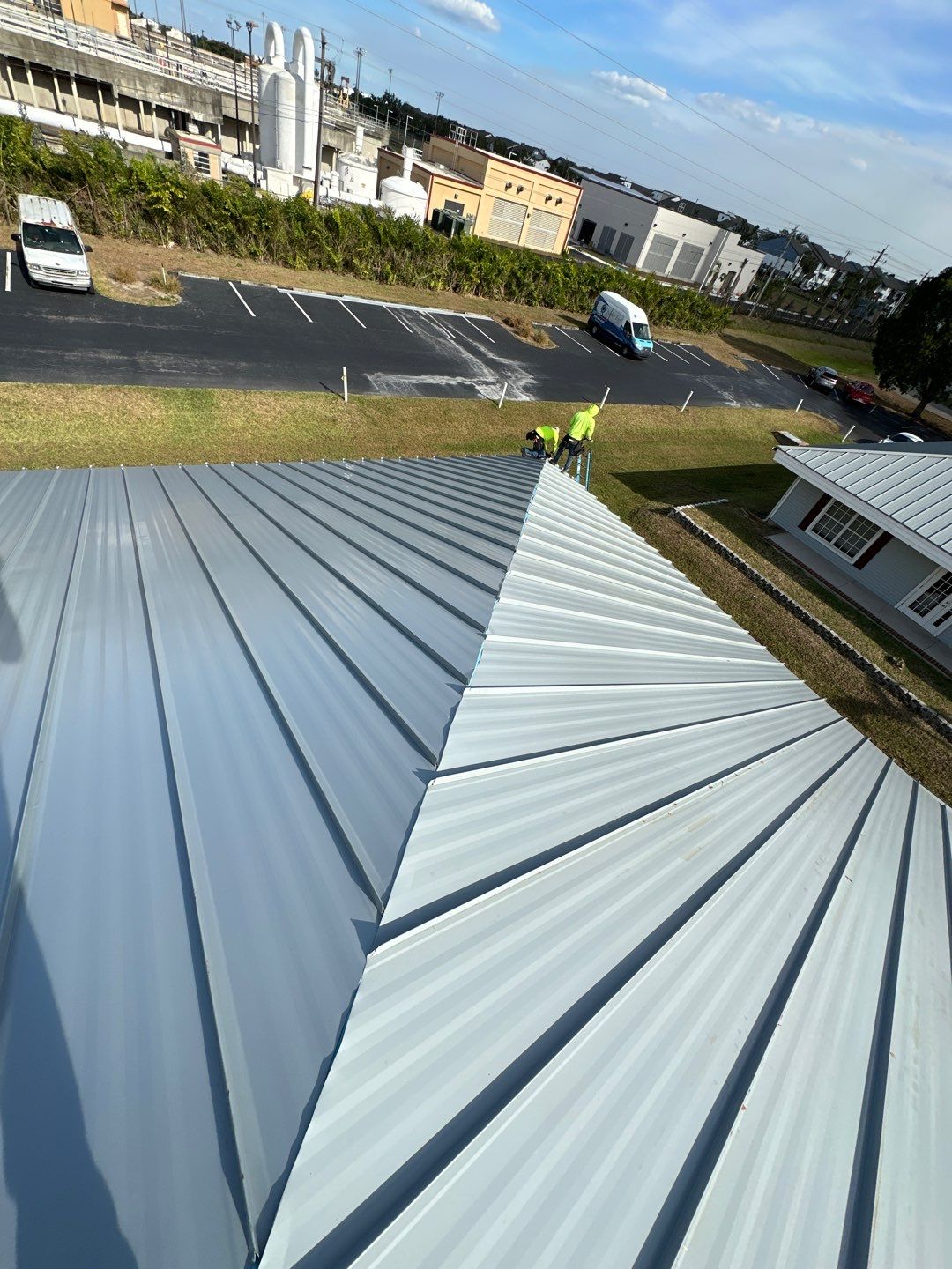 Commercial Standing Seam Metal Replacement in Fort Myers, FL by International Roofing