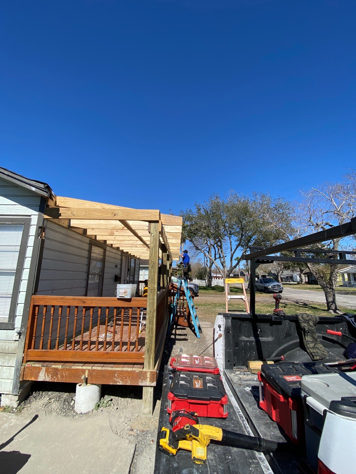 Over Engineered Patio by Bayfront Roofing and Construction