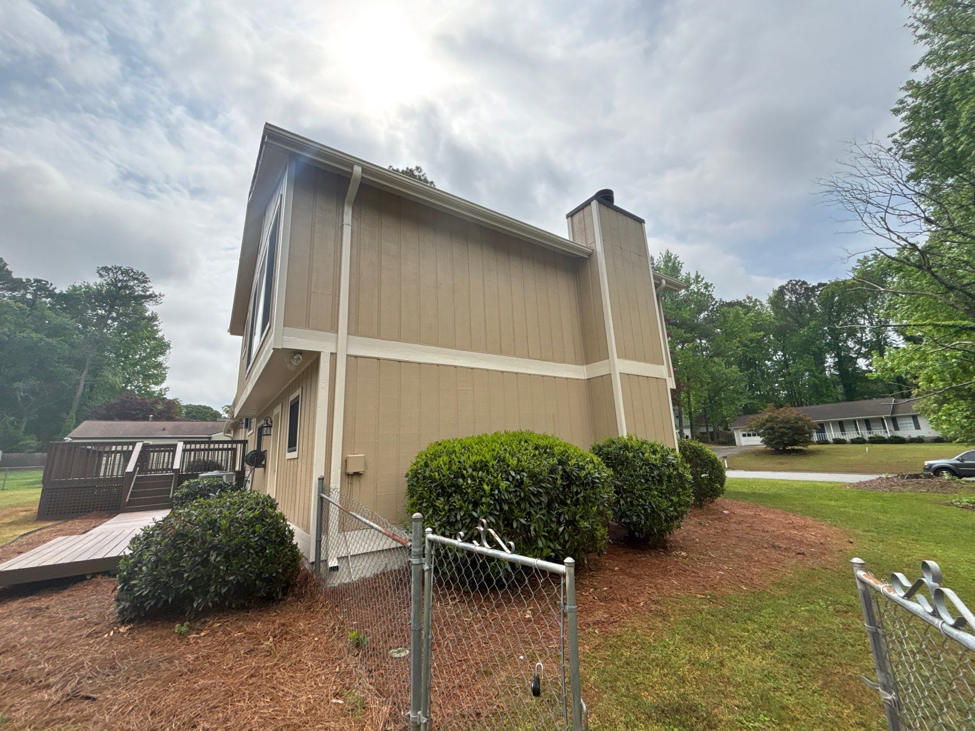 Marietta, GA Rotten Wood Replacement, Exterior Paint, and Deck Stain  by Nelson Exteriors 