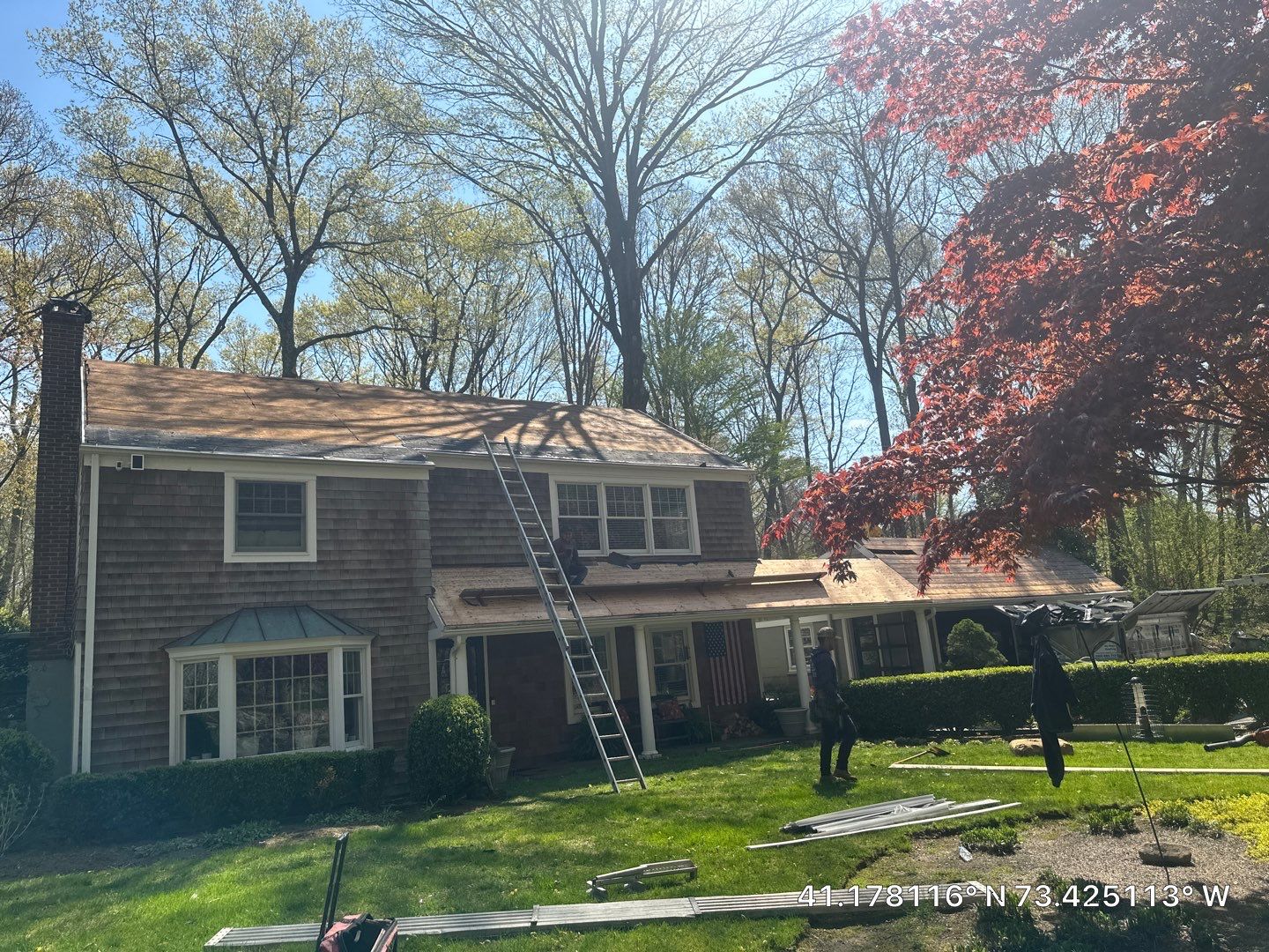 Residential Roofing Installation using Owens Corning TruDefinition Duration - Estate Gray by A Plus Exterior