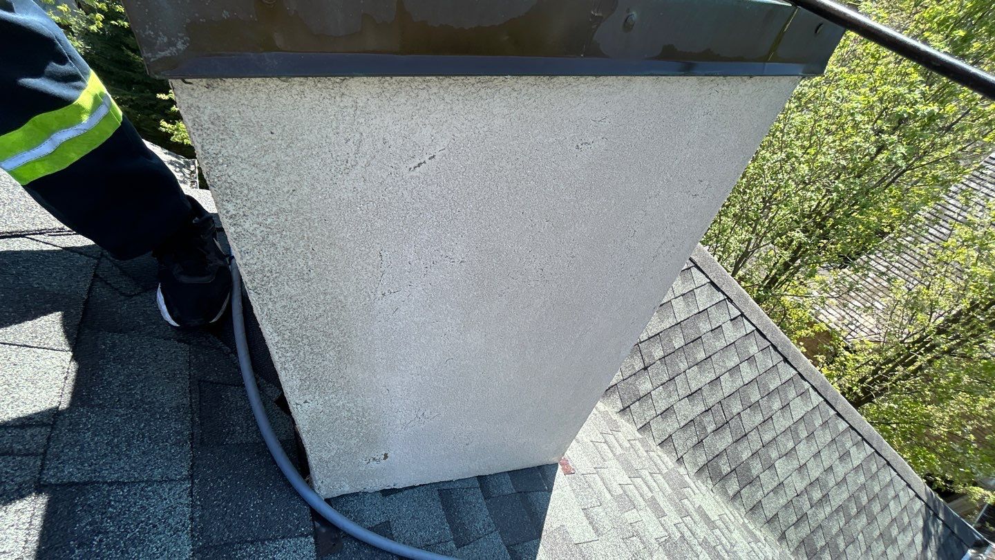 dryvit / eifs cleaning, and copper stain removal by Northern Power Washing LLC.