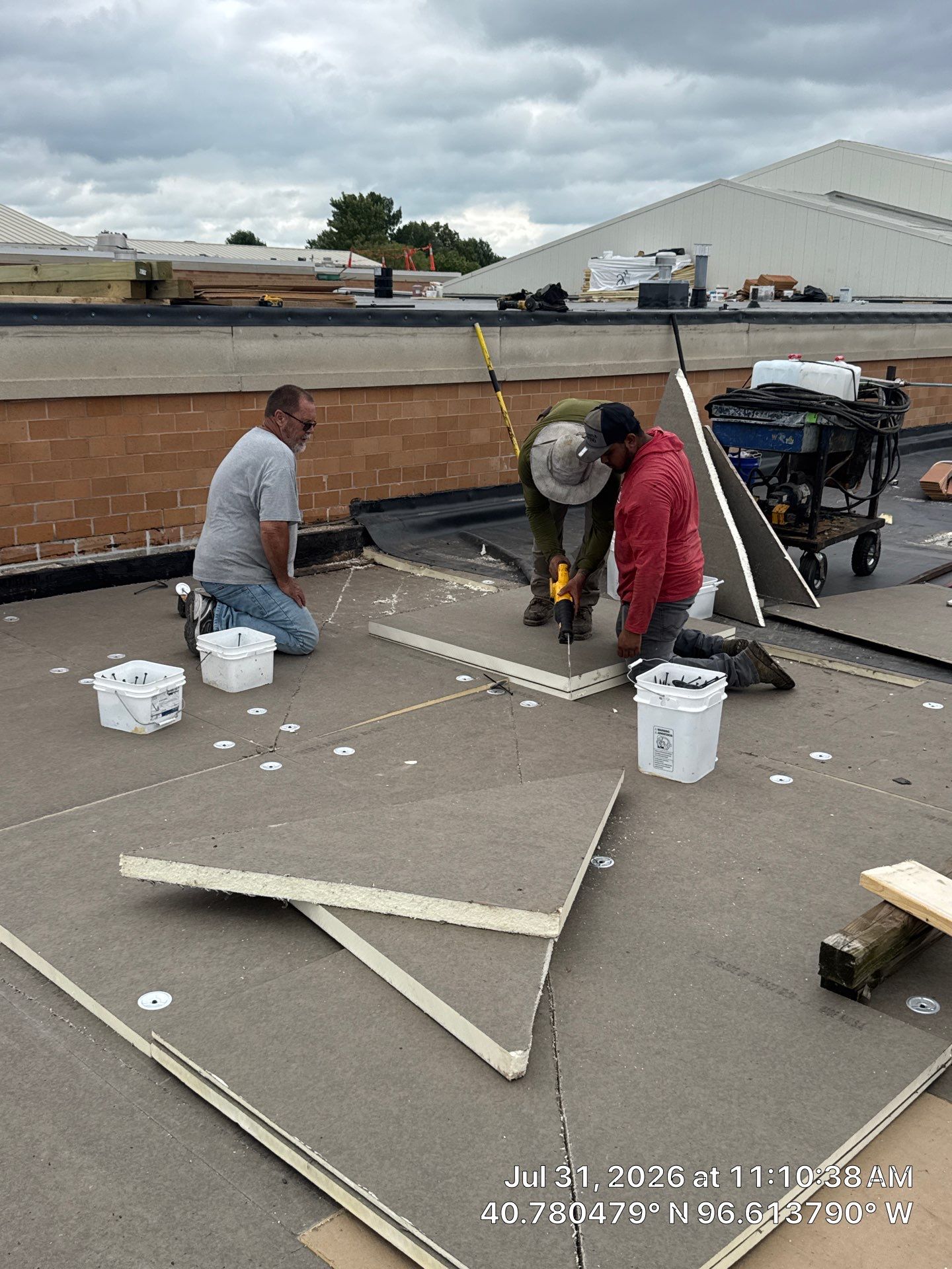 Commercial Flat Roof Installation for Lincoln Middle School by Customer Success Demo Account