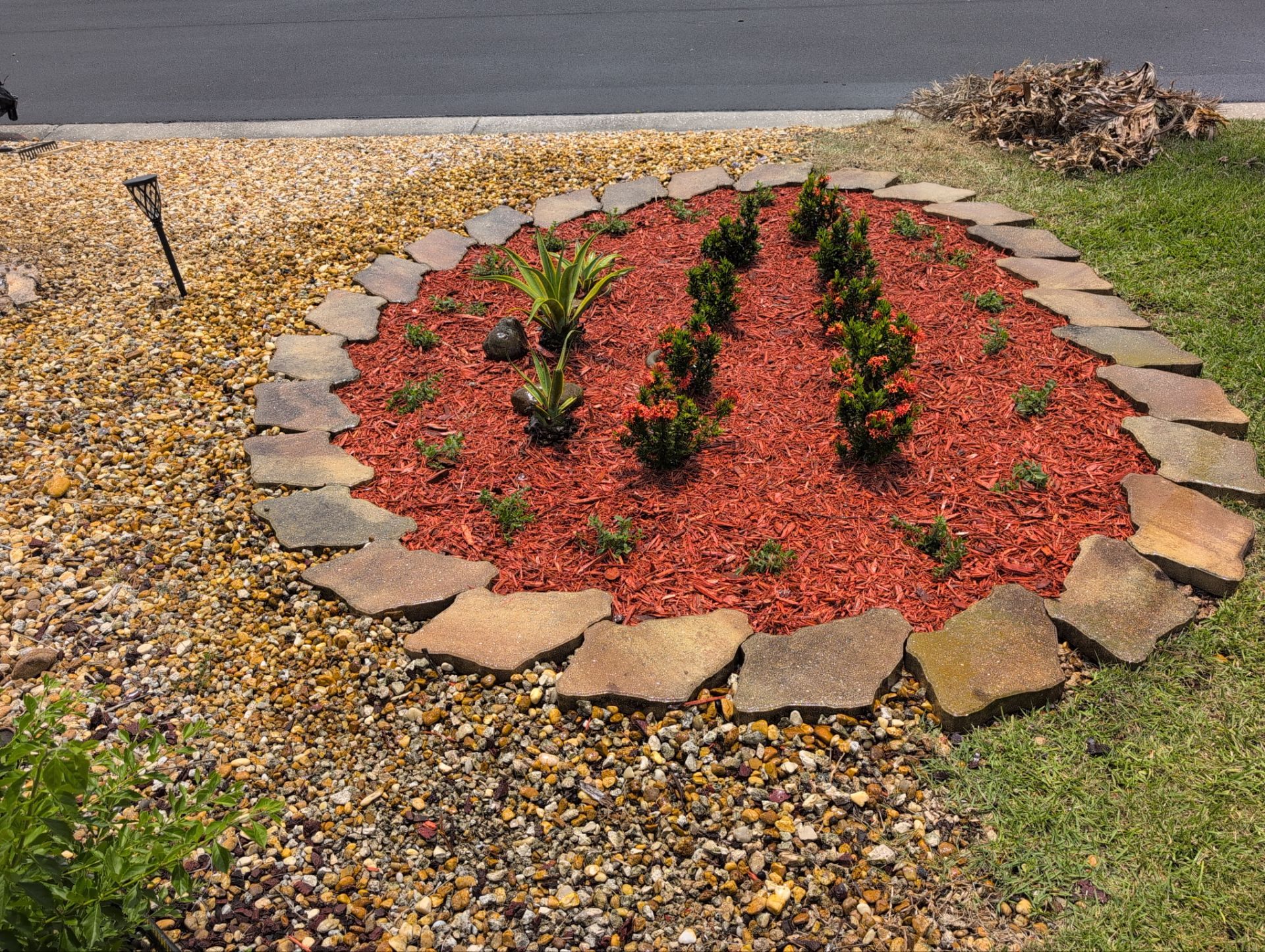 Front Yard Renovation – Rock Removal, Sod & Landscape Enhancement by 
M.A.B. Landscaping & Property Maintenance
