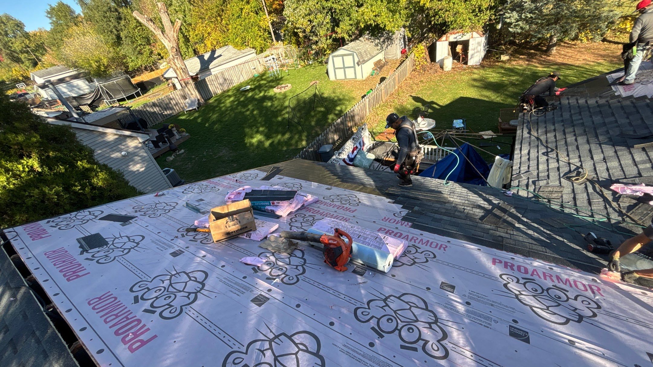 Roof Replacement using Owens Corning Estate Gray by 180 Contractors