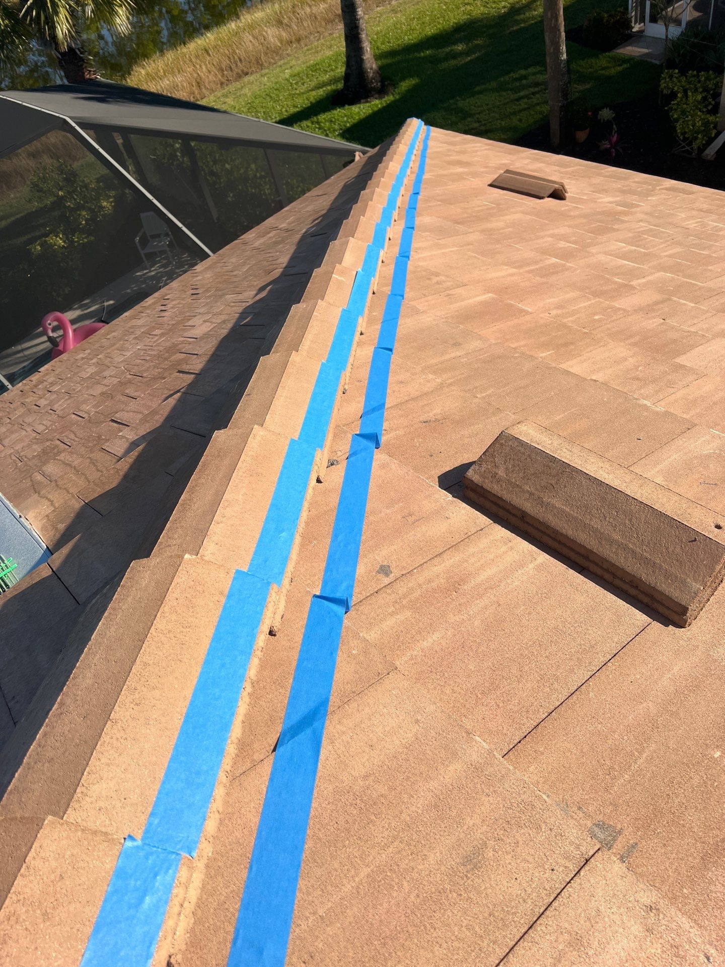 Residential Roofing Installation using Bel Air , Boca Cream by Durabilis Roofing INC
