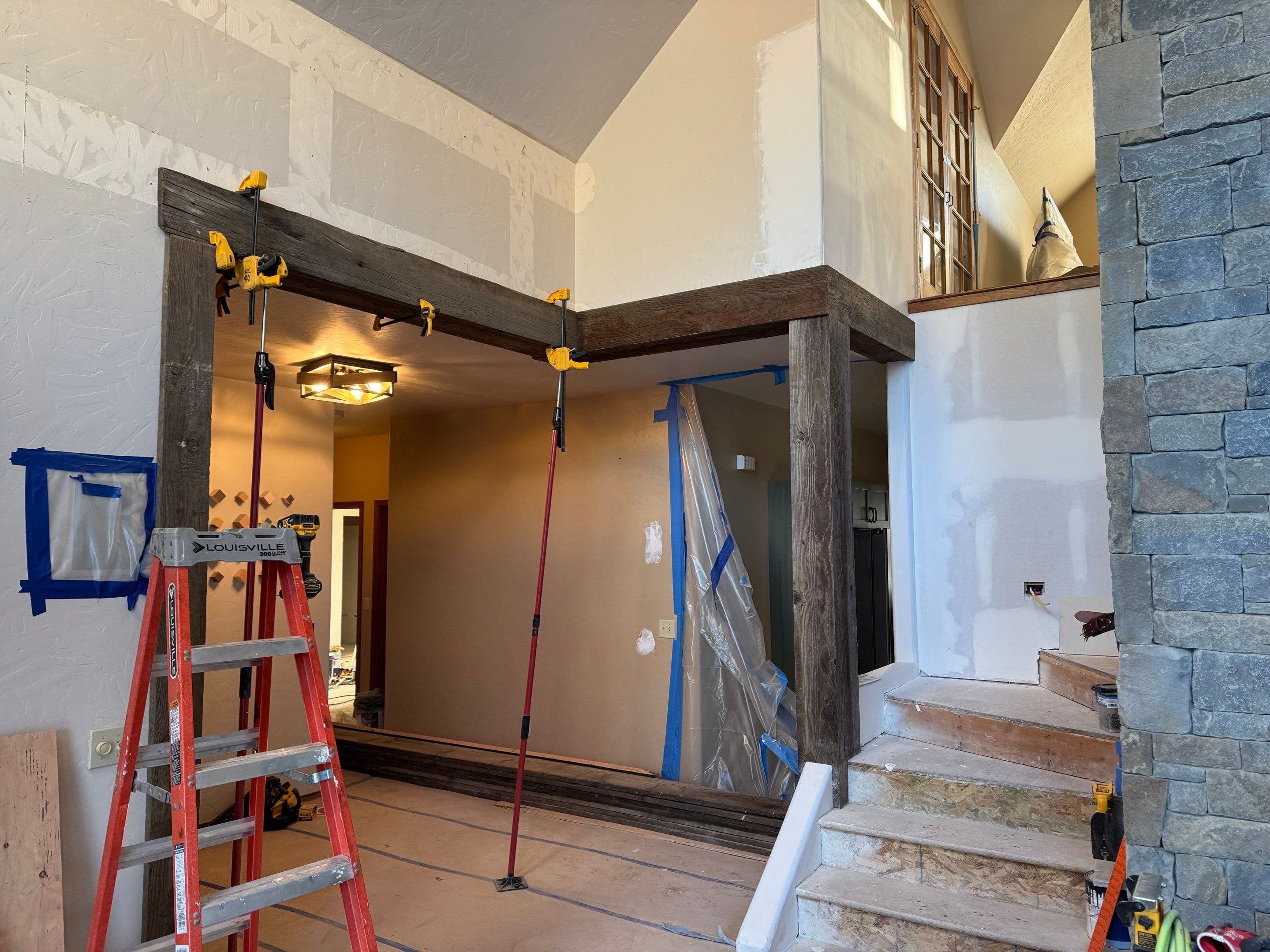 Renovation Project in Big Sky by Blue Room Construction LLC