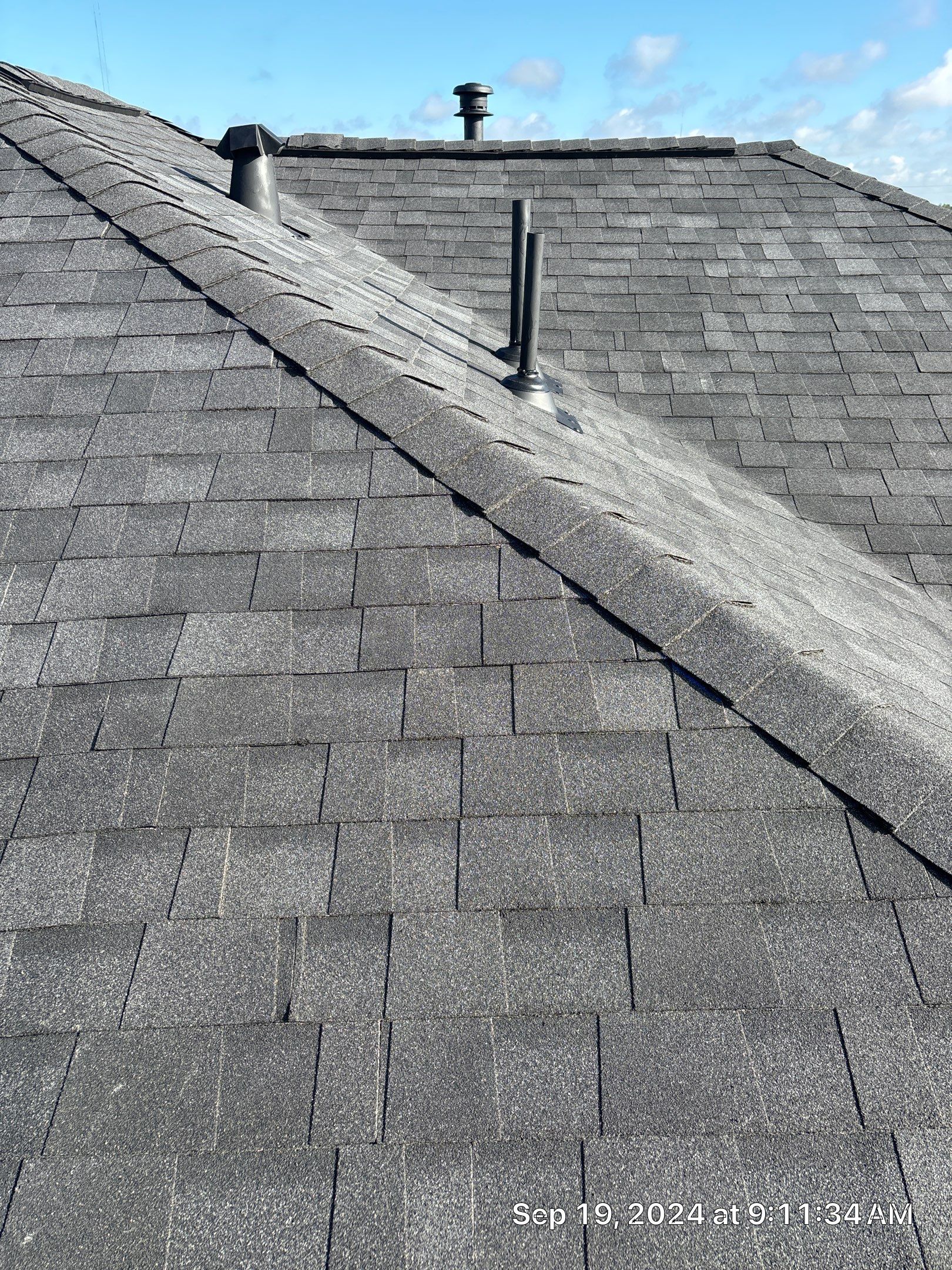 Houston Reroof Project Post Hurricane Beryl by Berry Good Roofing