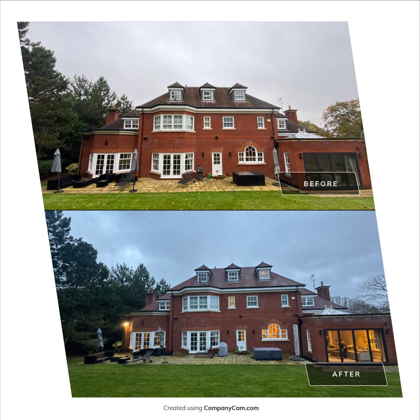 Roof Clean  - Moss Removal - Gutter Clean using Honda 15lpm Low Pressure Washing Machine by Ges Exterior Cleaning ltd