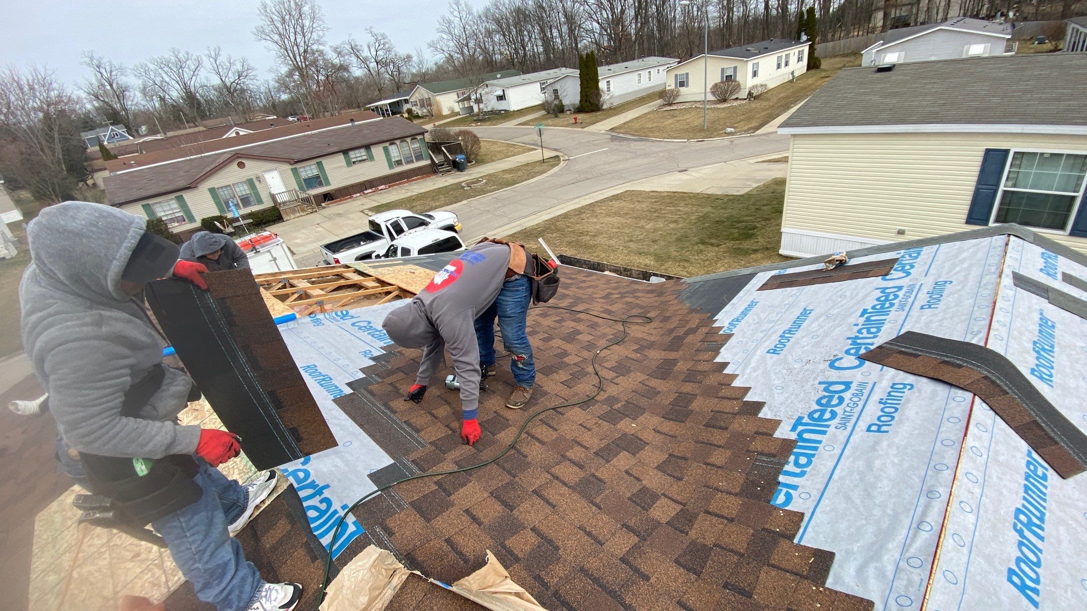 Roof Replacement using CertainTeed Landmark by 180 Contractors