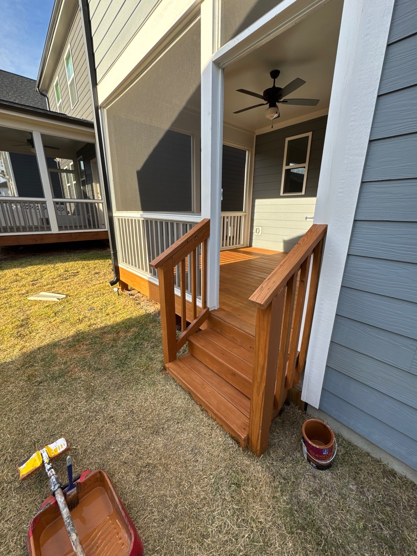 Deck using Wood Sealant and Stain by DuraSeal